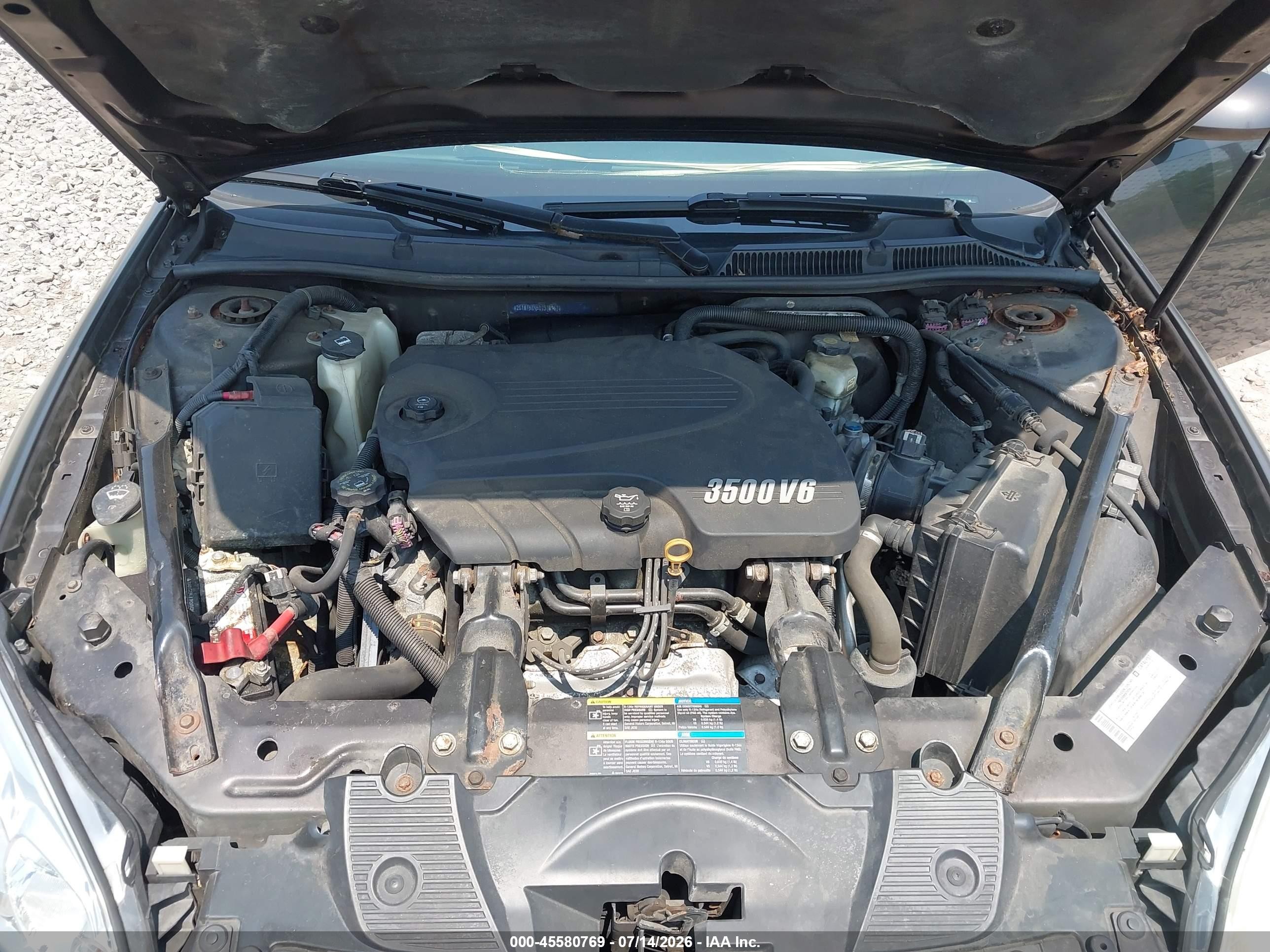 2008 Chevrolet Impala Lt Black vin: 2G1WT58N581378967