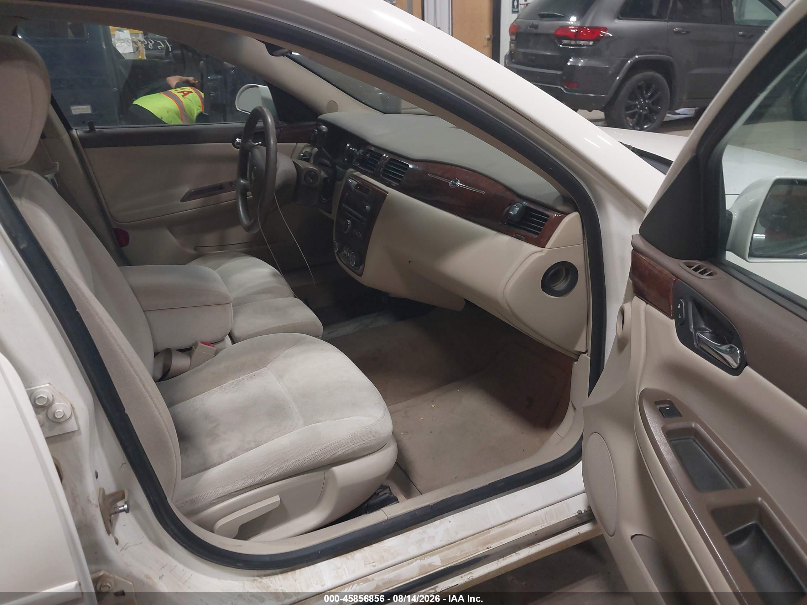2008 Chevrolet Impala Lt White vin: 2G1WT58N589215835