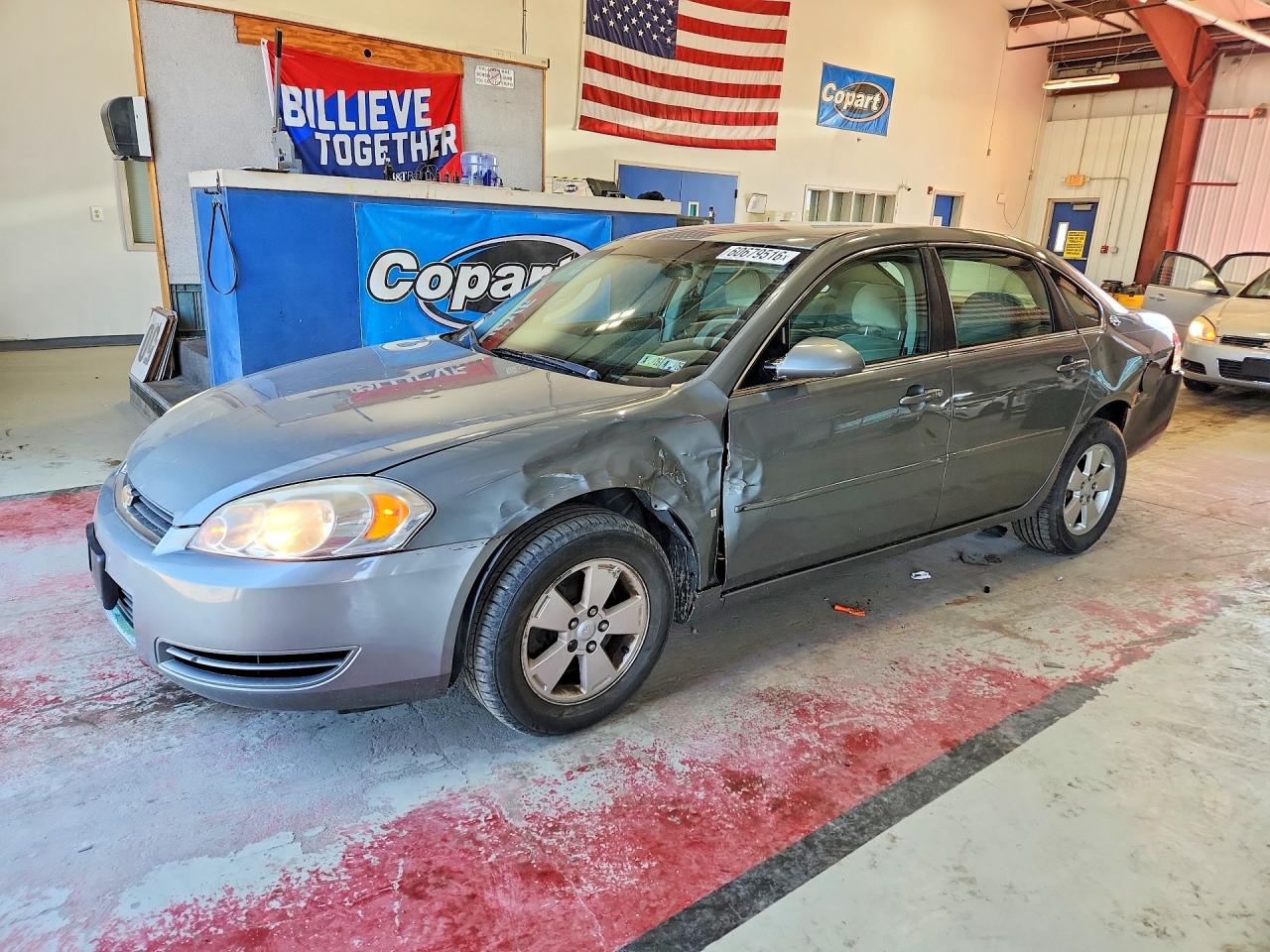 2008 Chevrolet Impala Lt Gray vin: 2G1WT58N689110947