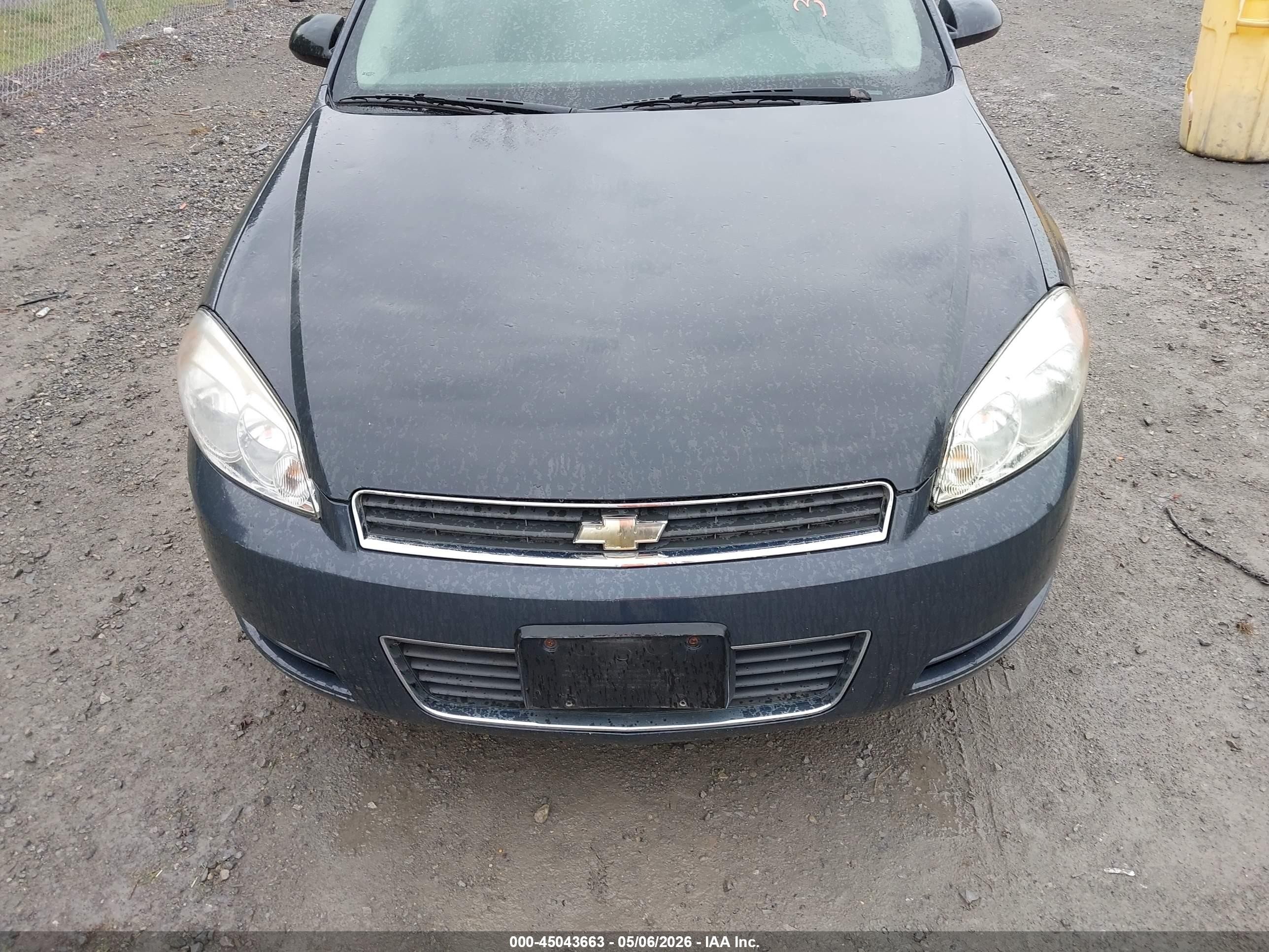 2008 Chevrolet Impala Lt Gray vin: 2G1WT58N689132897