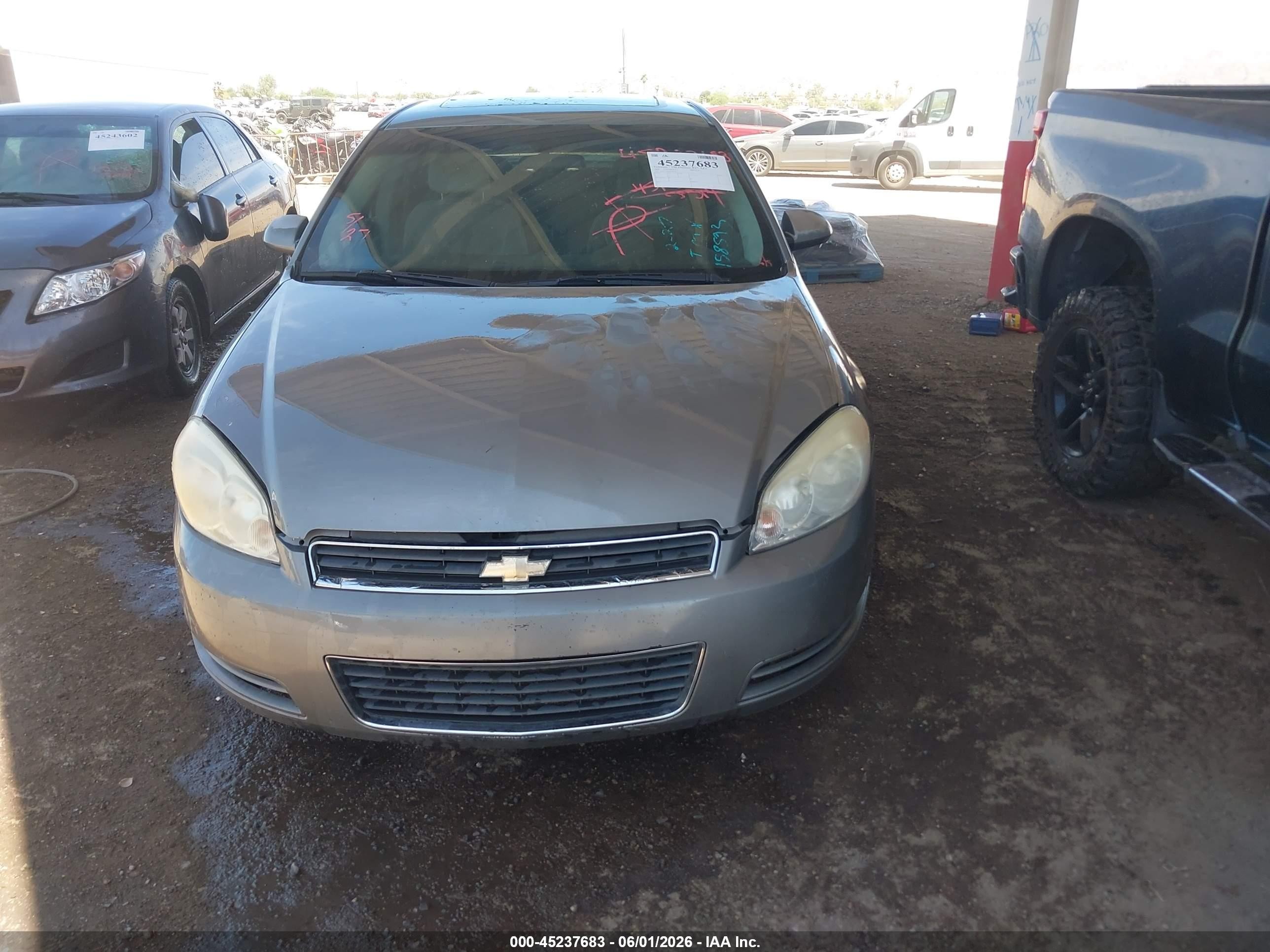 2008 Chevrolet Impala Lt Blue vin: 2G1WT58N689158593