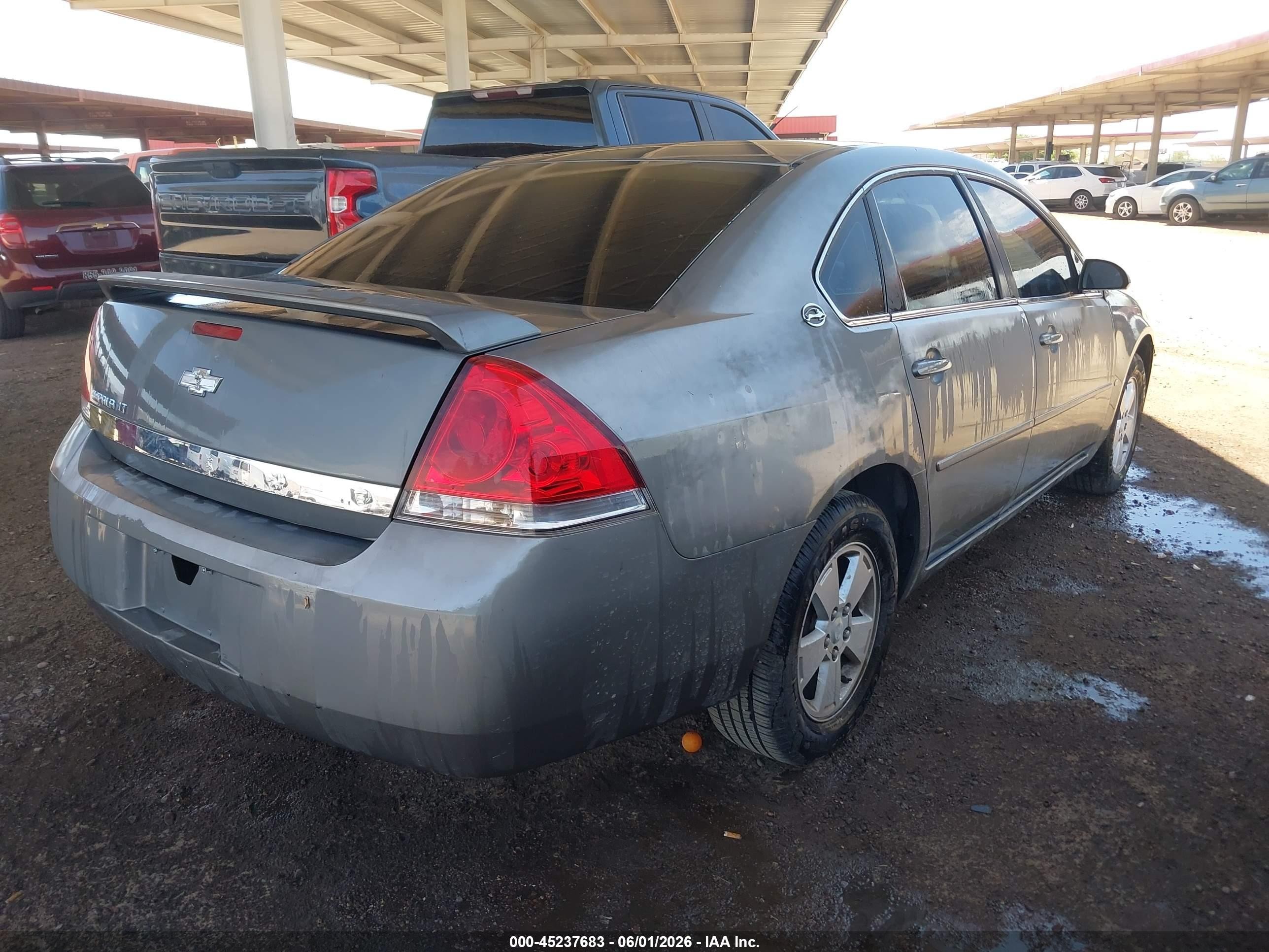 2008 Chevrolet Impala Lt Blue vin: 2G1WT58N689158593