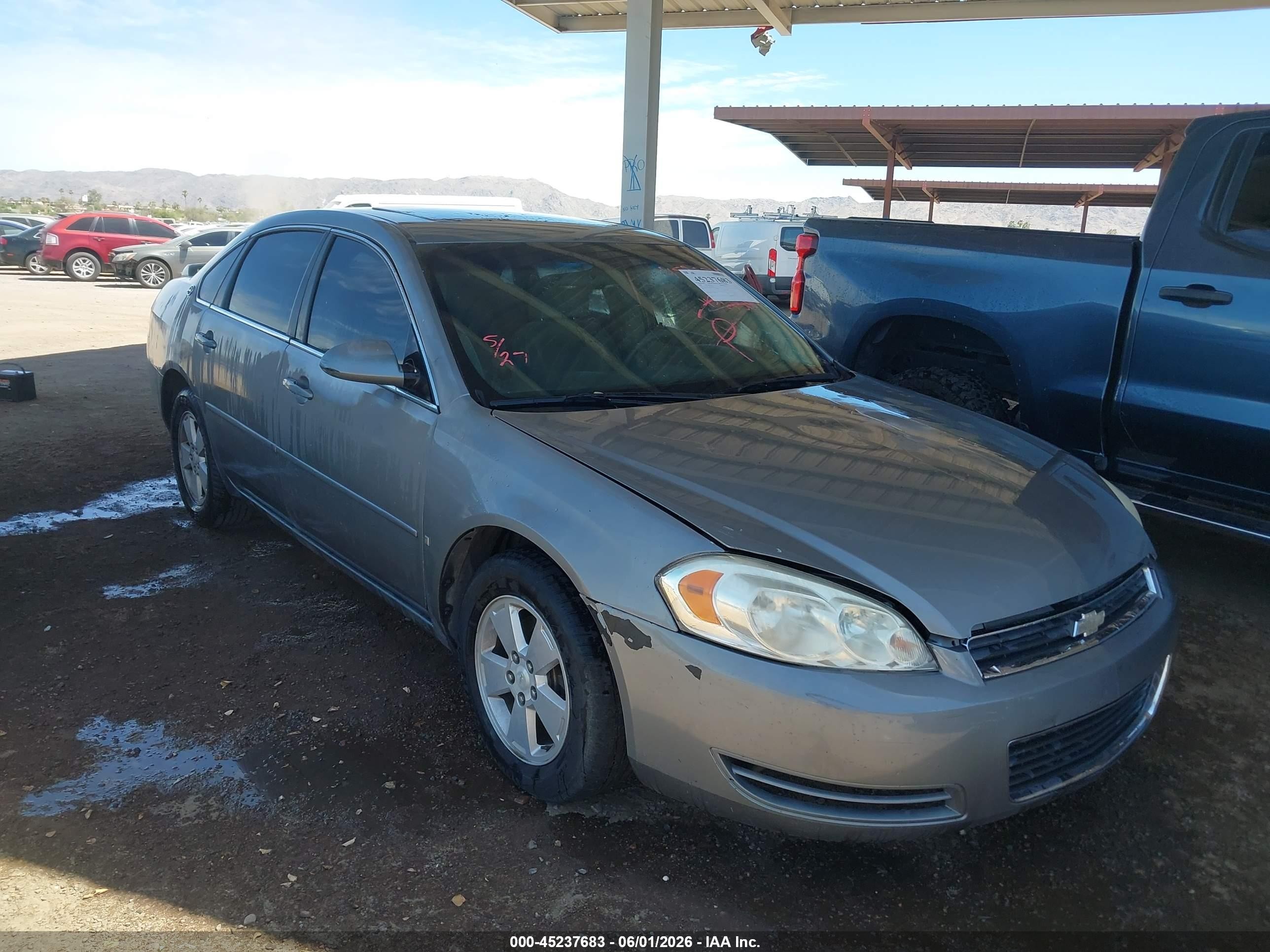 2008 Chevrolet Impala Lt Blue vin: 2G1WT58N689158593