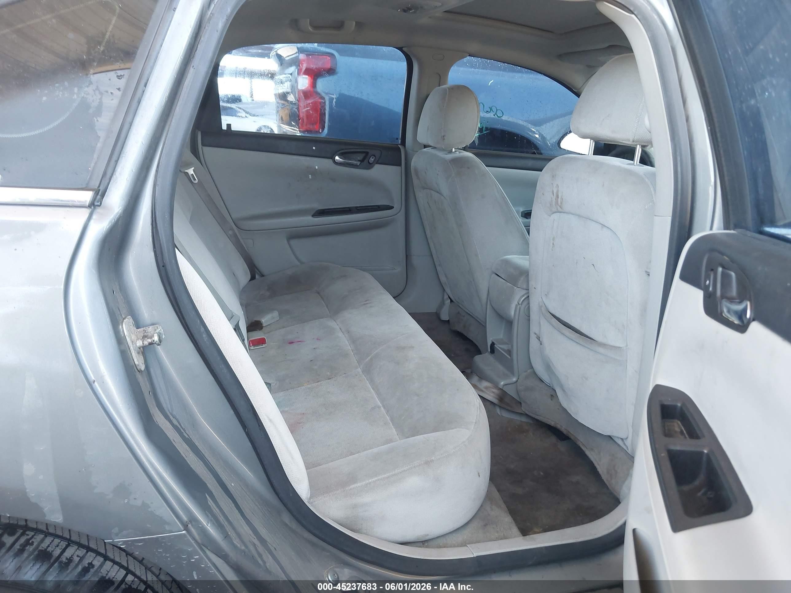 2008 Chevrolet Impala Lt Blue vin: 2G1WT58N689158593