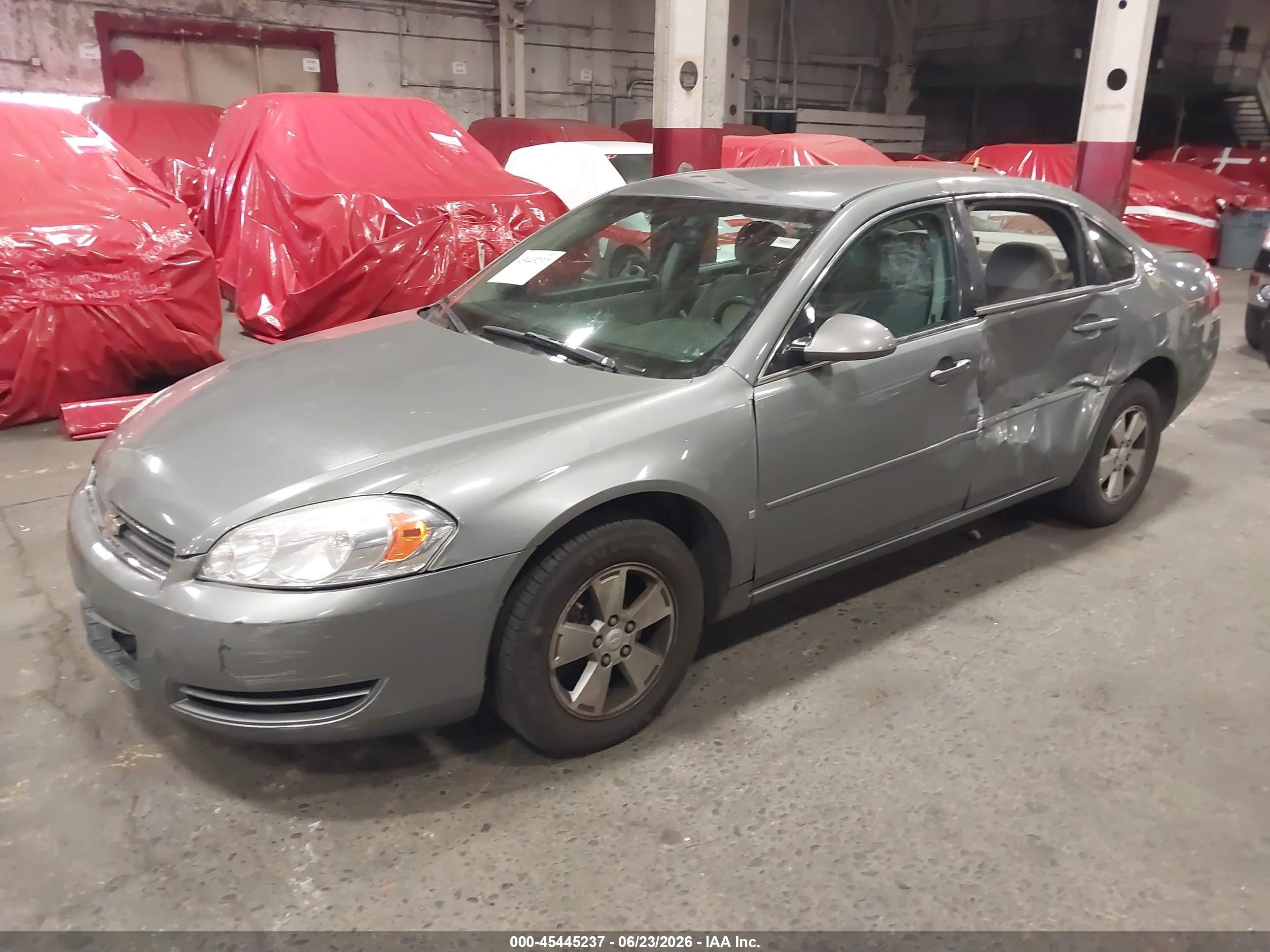 2007 Chevrolet Impala Lt Gray vin: 2G1WT58N879365145