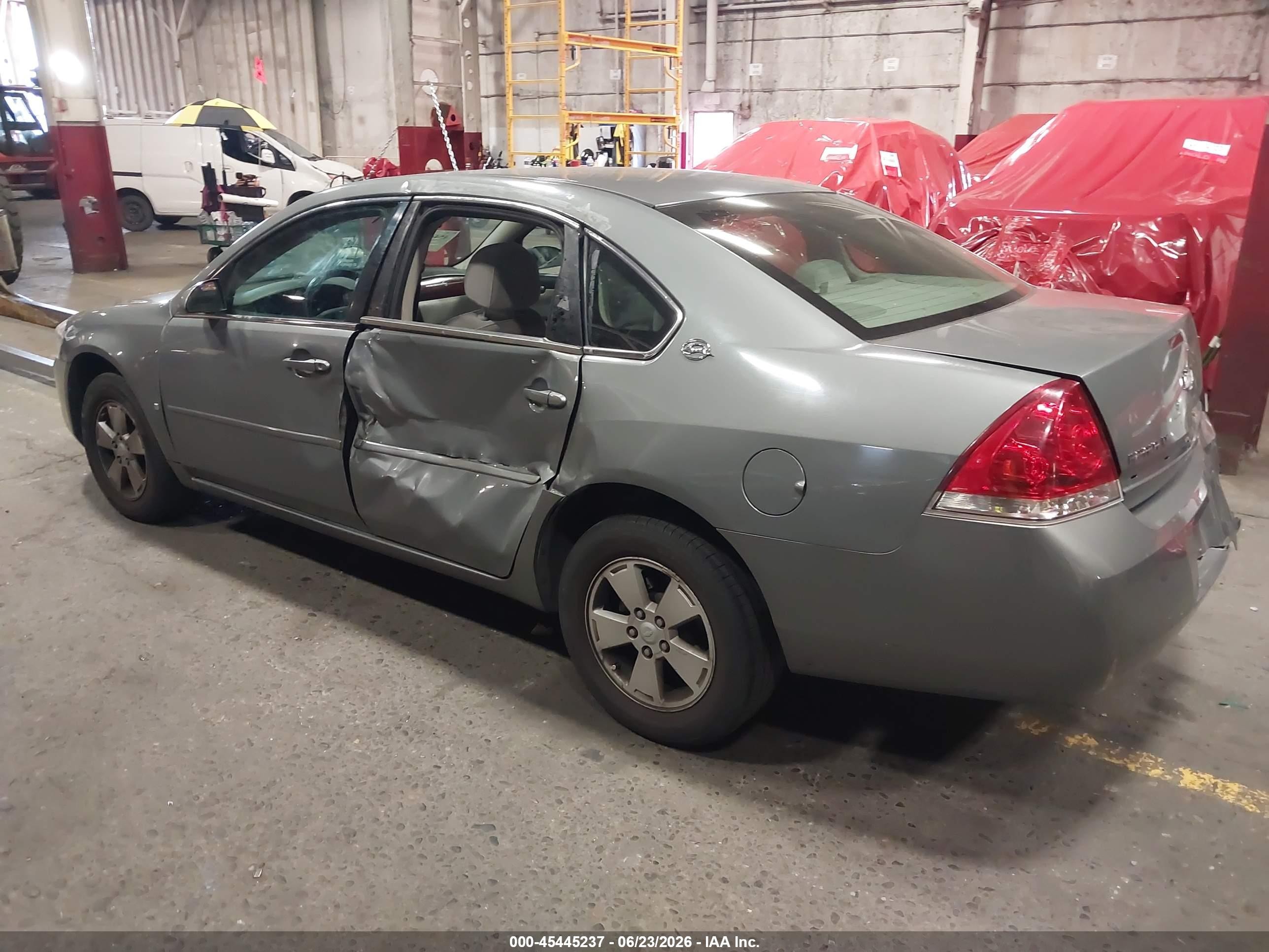 2007 Chevrolet Impala Lt Gray vin: 2G1WT58N879365145