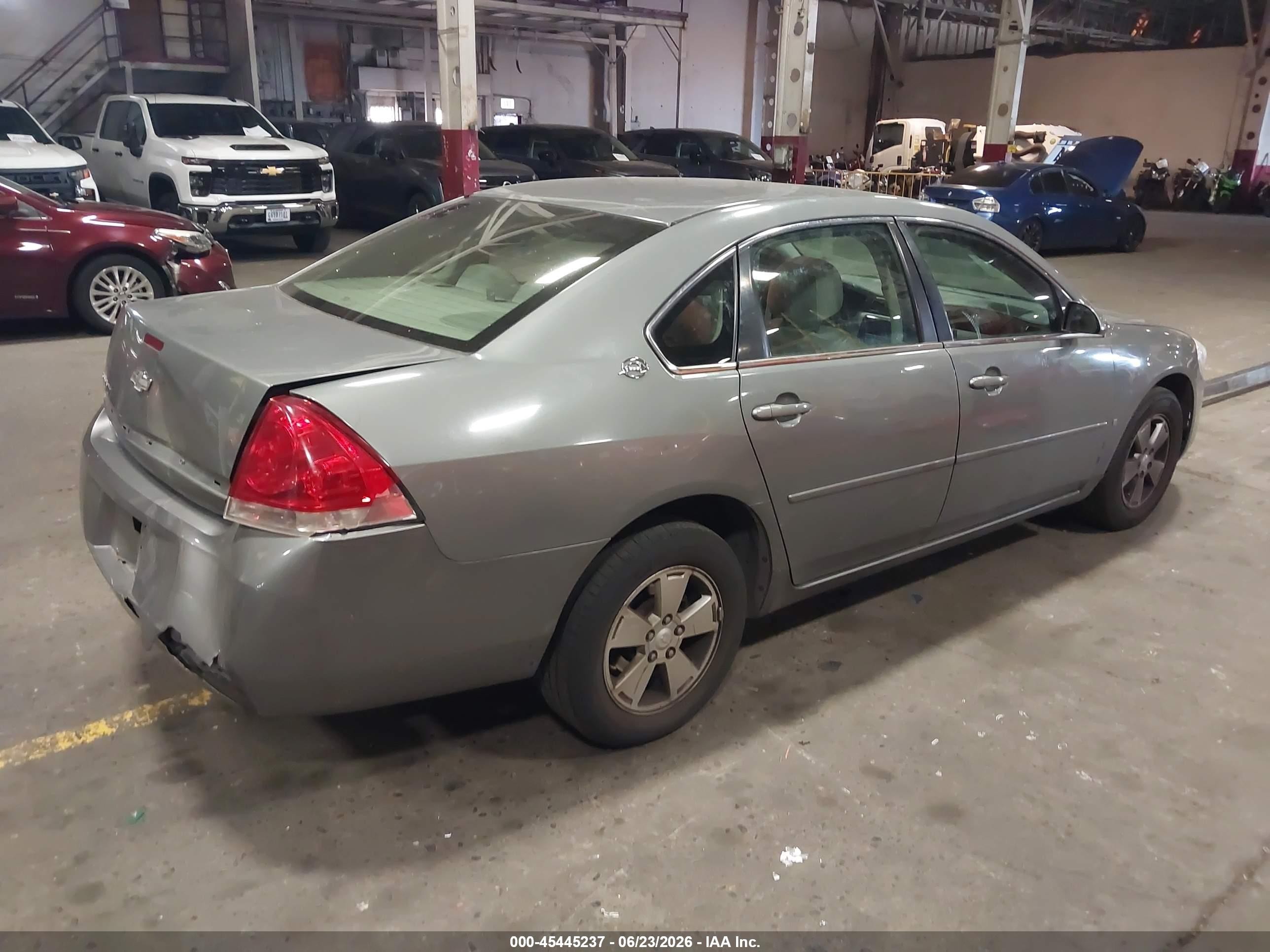 2007 Chevrolet Impala Lt Gray vin: 2G1WT58N879365145