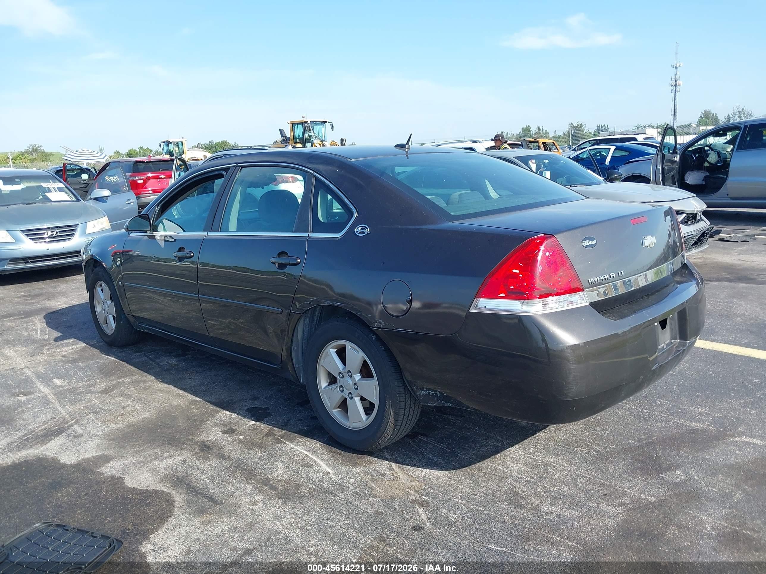 2008 Chevrolet Impala Lt Beige vin: 2G1WT58N881314373