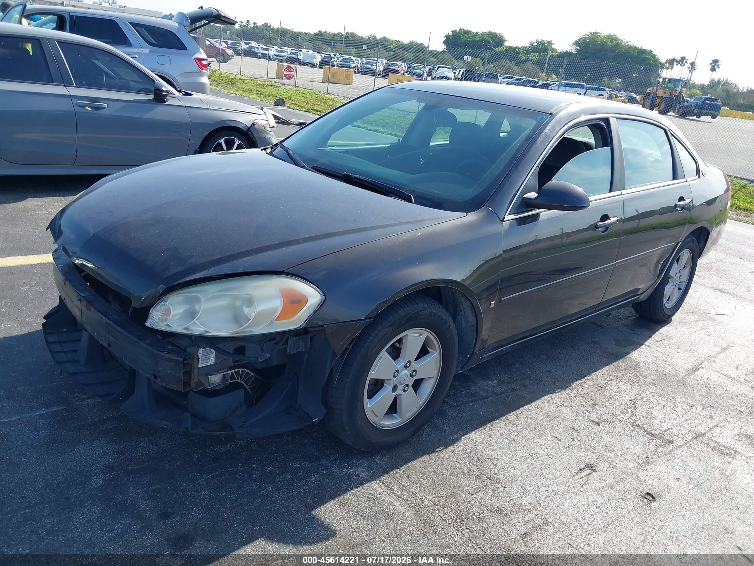 2008 Chevrolet Impala Lt Beige vin: 2G1WT58N881314373
