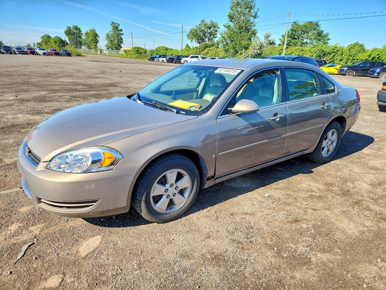 2007 Chevrolet Impala Lt Beige vin: 2G1WT58N979129197