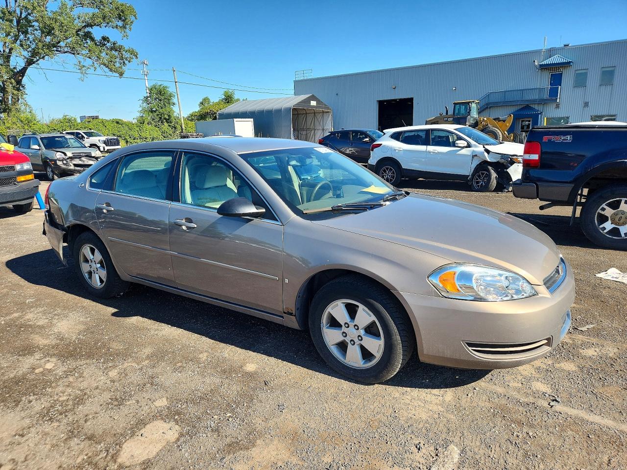 2007 Chevrolet Impala Lt Beige vin: 2G1WT58N979129197