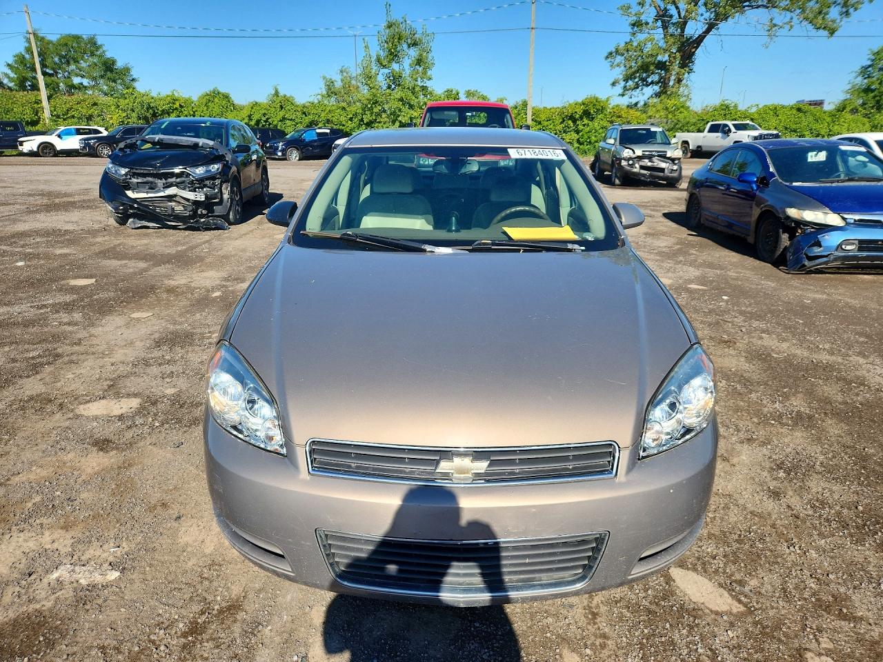 2007 Chevrolet Impala Lt Beige vin: 2G1WT58N979129197