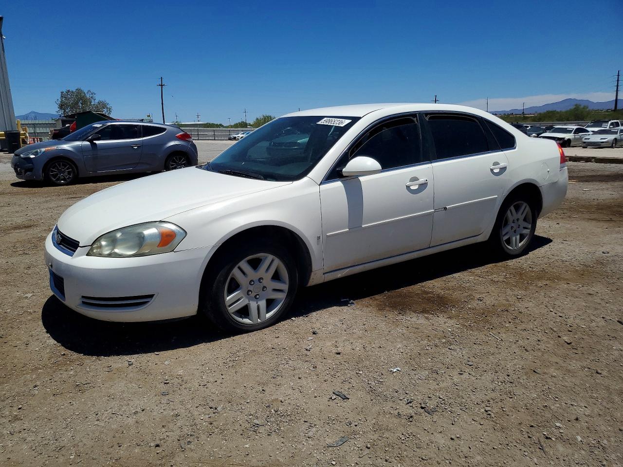 2007 Chevrolet Impala Lt White vin: 2G1WT58N979283862