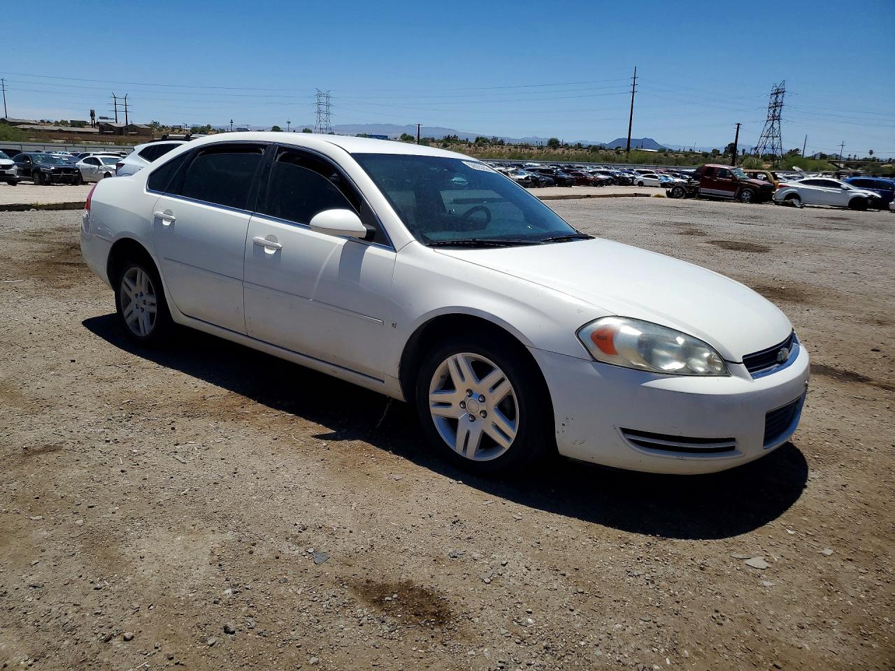 2007 Chevrolet Impala Lt White vin: 2G1WT58N979283862
