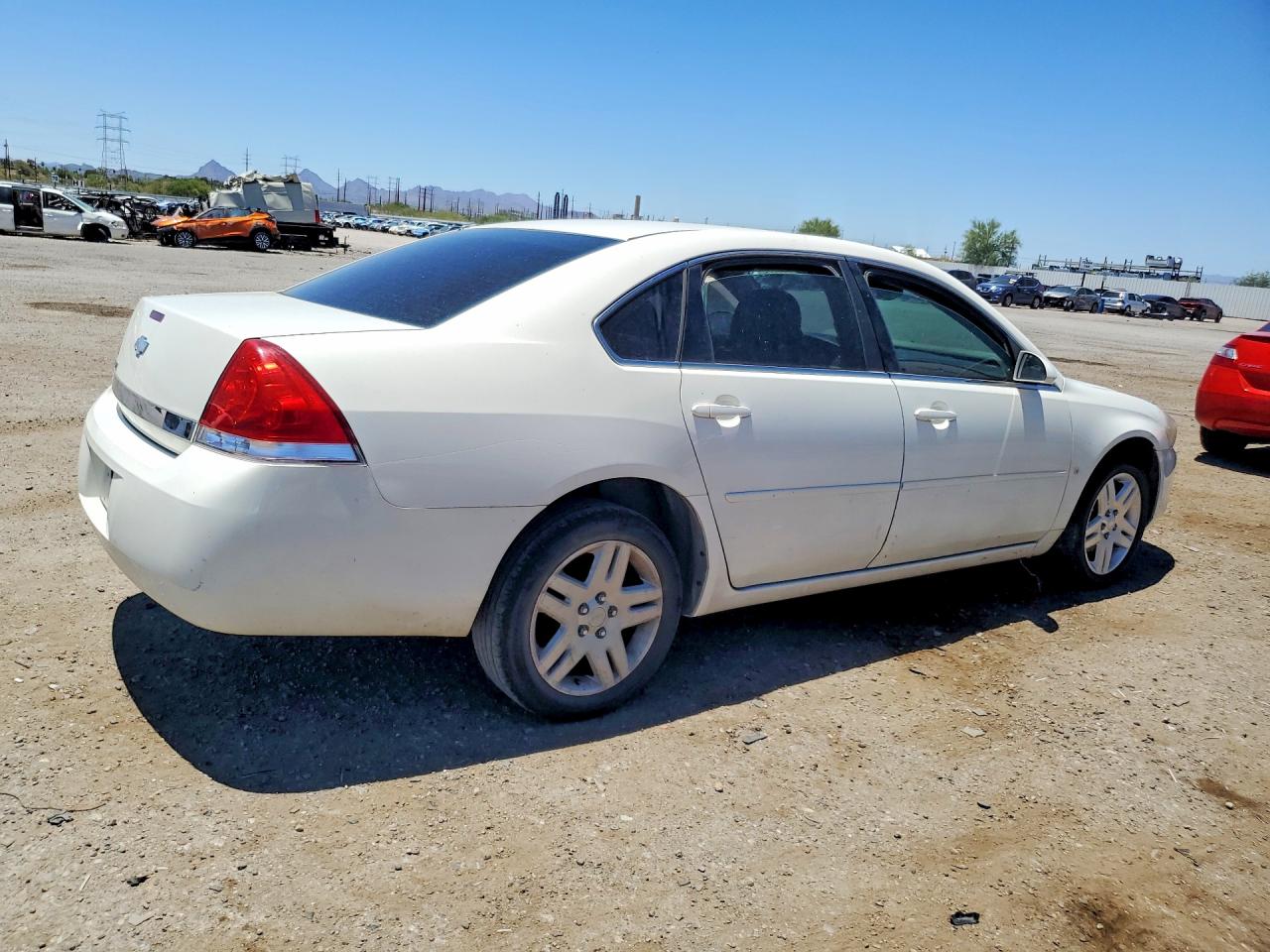 2007 Chevrolet Impala Lt White vin: 2G1WT58N979283862