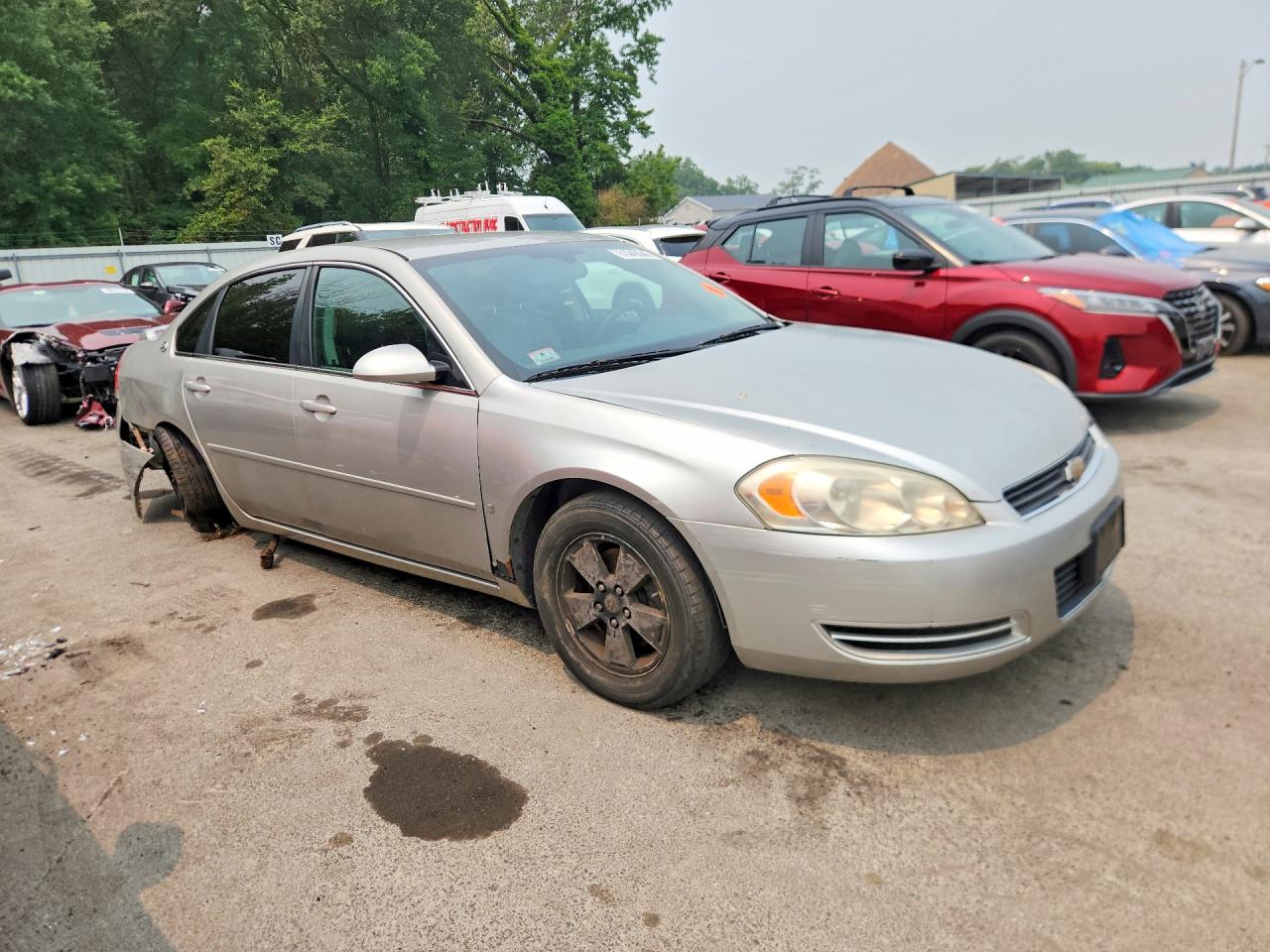 2008 Chevrolet Impala Lt Silver vin: 2G1WT58N989218009