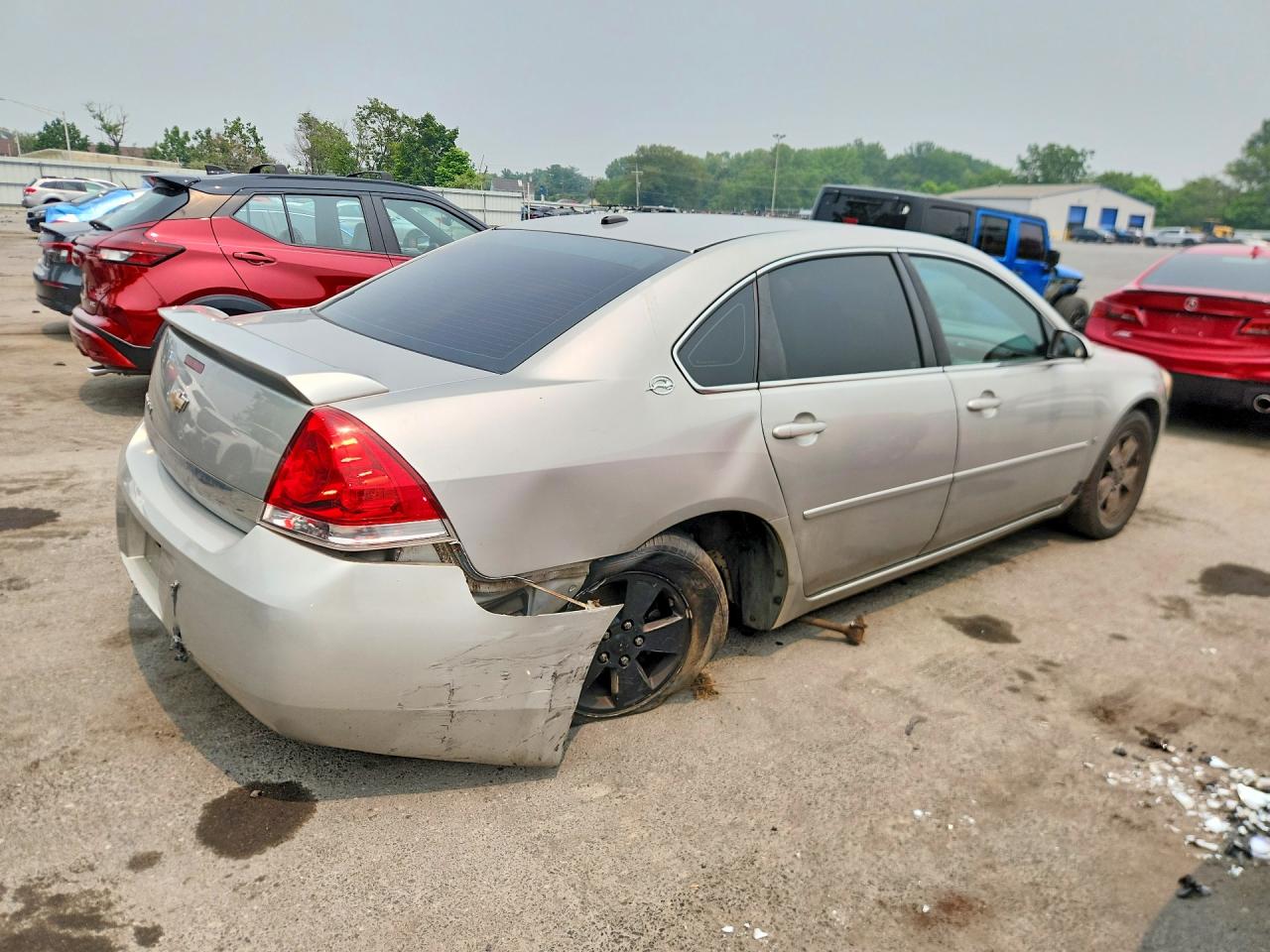 2008 Chevrolet Impala Lt Silver vin: 2G1WT58N989218009