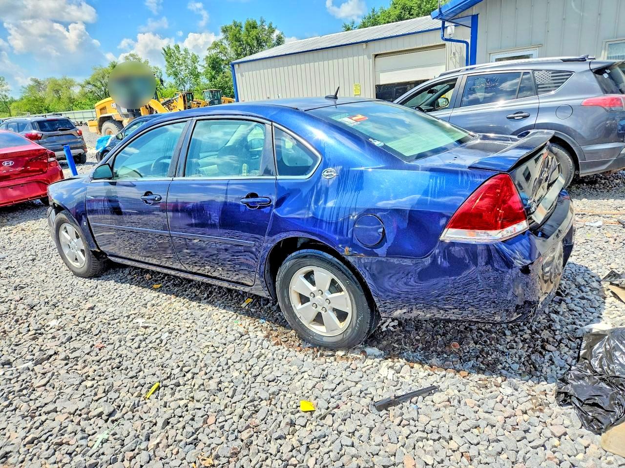 2007 Chevrolet Impala Lt Blue vin: 2G1WT58NX79327111