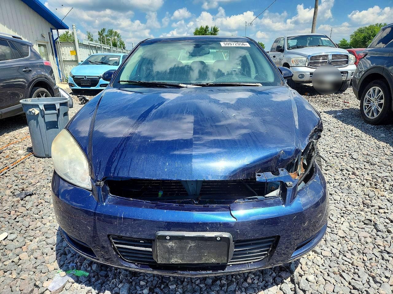 2007 Chevrolet Impala Lt Blue vin: 2G1WT58NX79327111