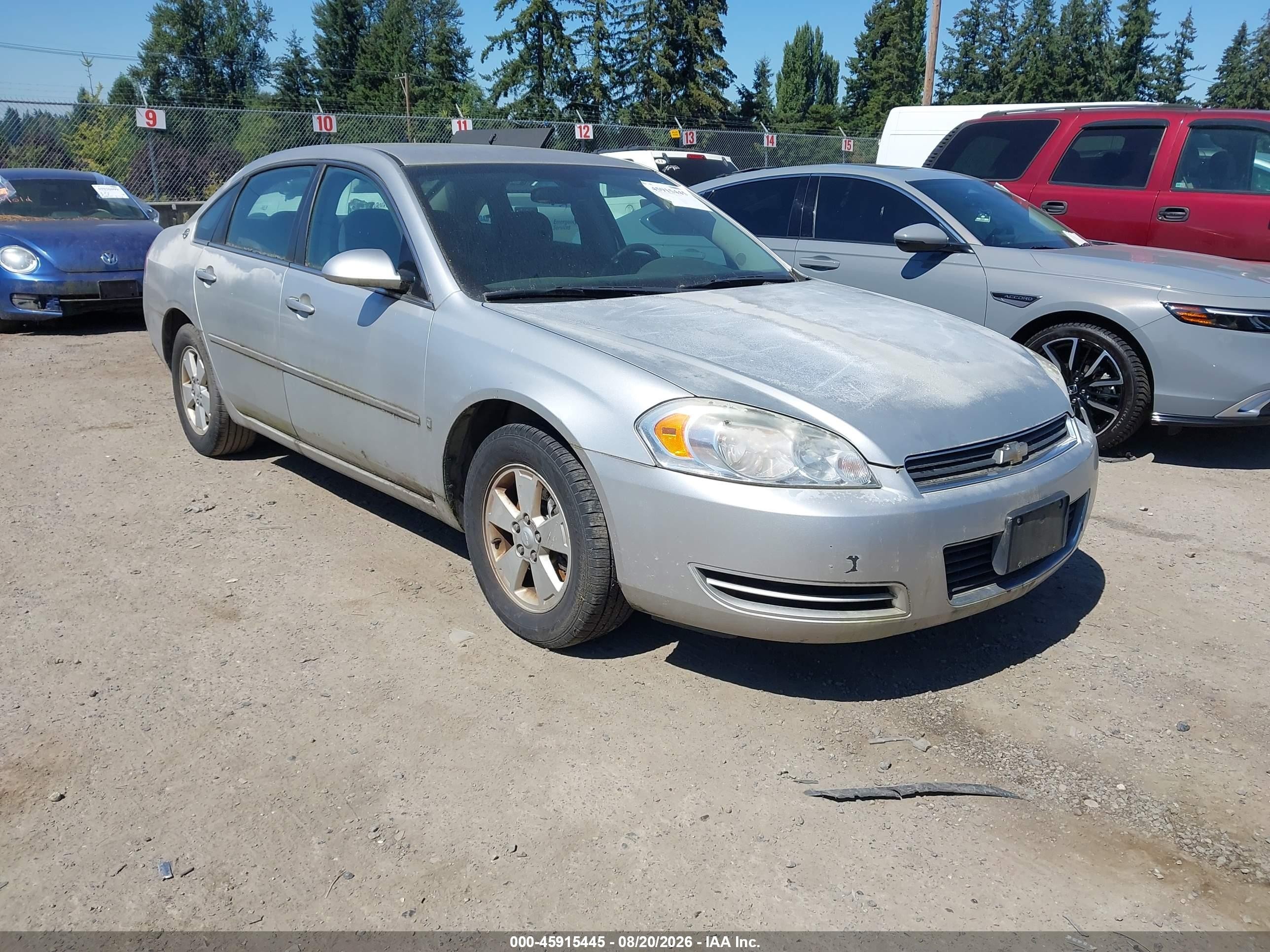 2008 Chevrolet Impala Lt Silver vin: 2G1WT58NX89118436