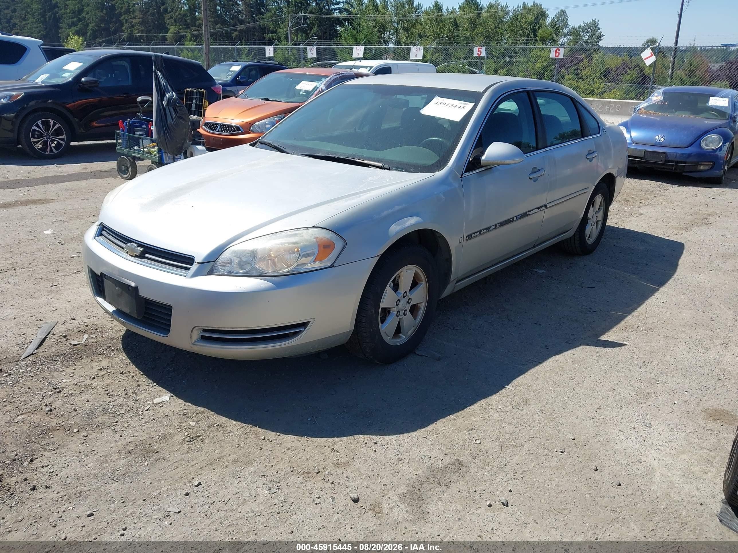 2008 Chevrolet Impala Lt Silver vin: 2G1WT58NX89118436