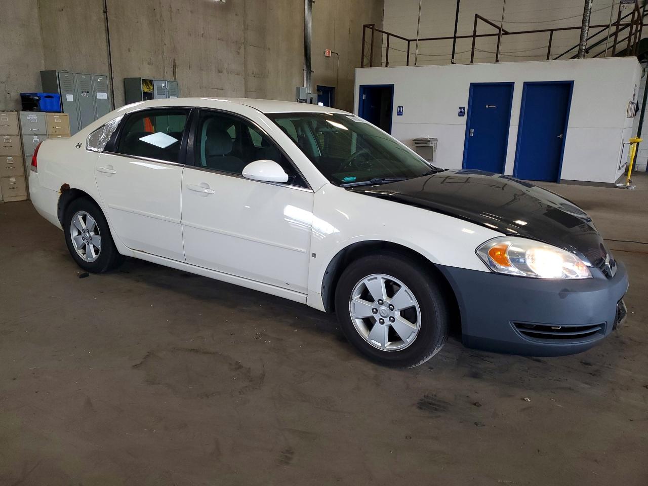 2008 Chevrolet Impala Lt White vin: 2G1WT58NX89122907