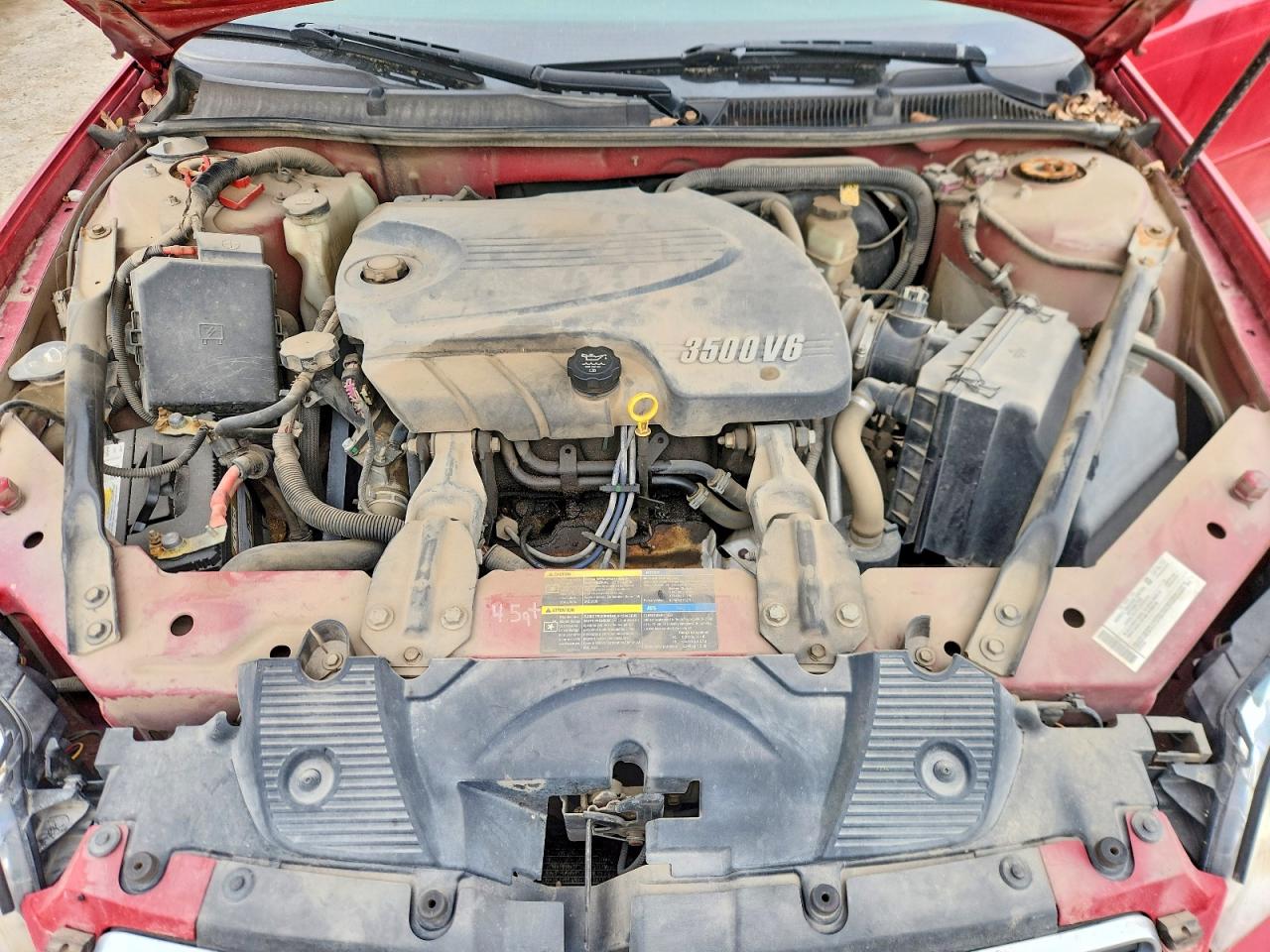 2008 Chevrolet Impala Lt Red vin: 2G1WT58NX89140596