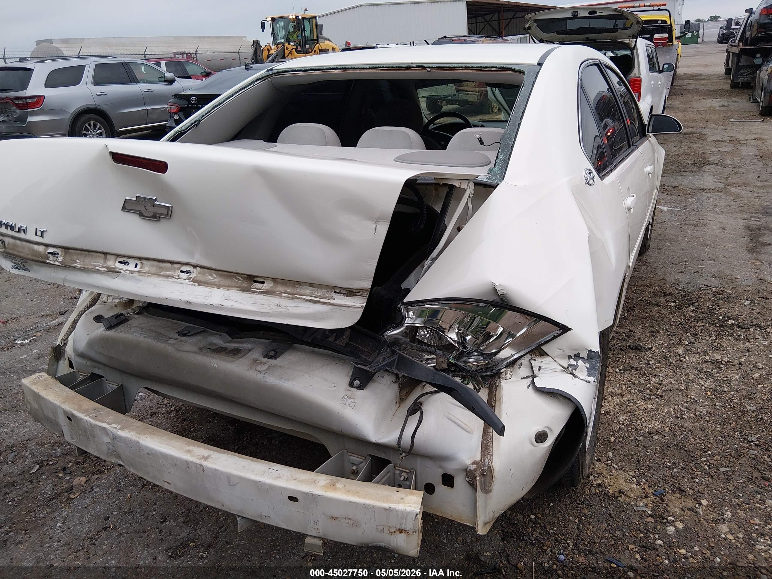 2008 Chevrolet Impala Lt White vin: 2G1WT58NX89155762
