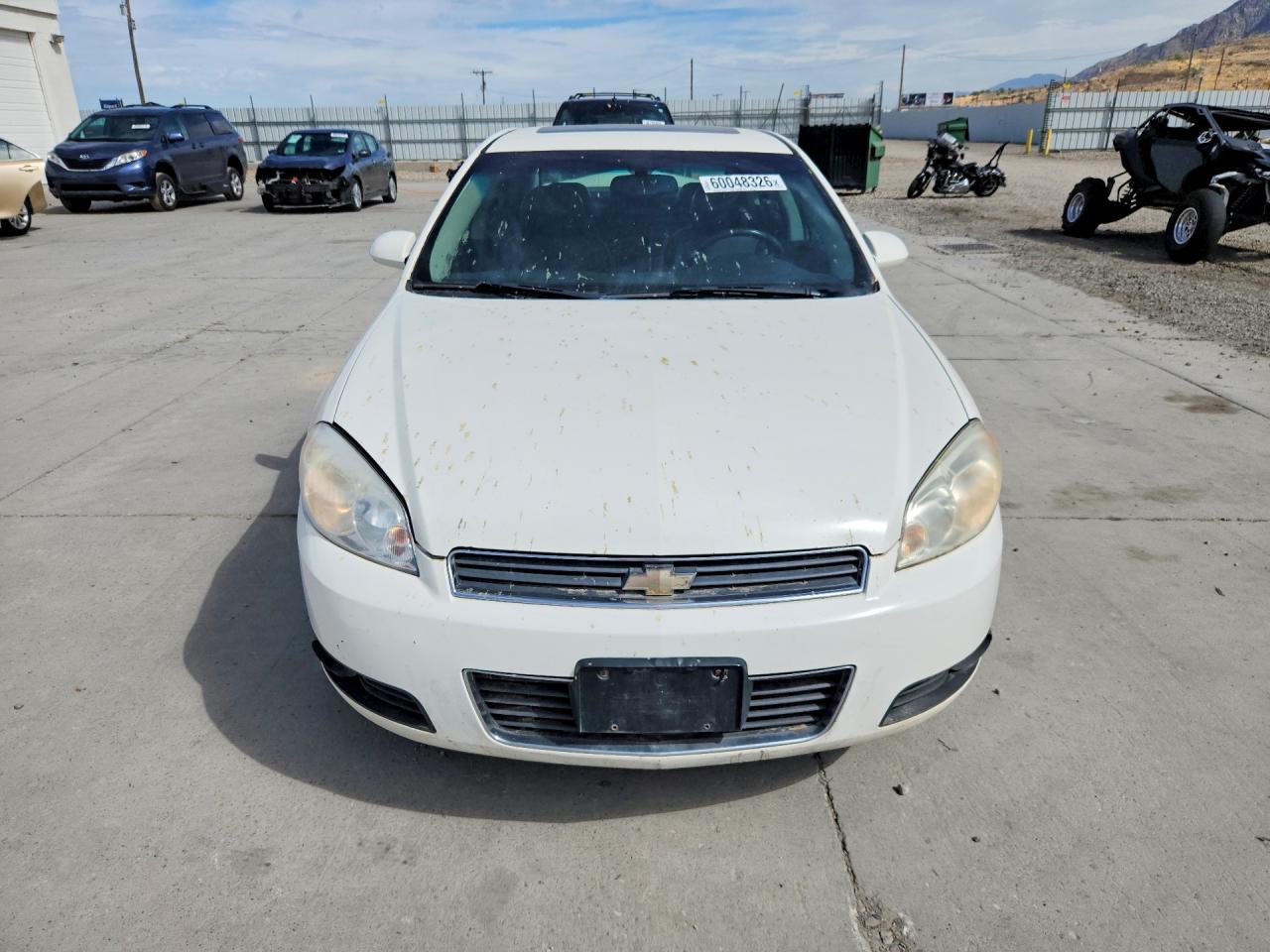 2009 Chevrolet Impala Ltz White vin: 2G1WU57M091200262