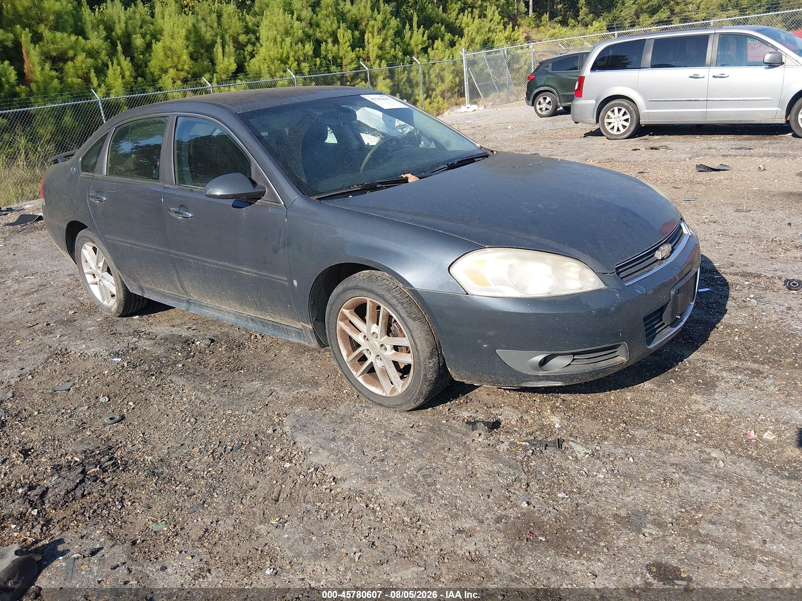 2009 Chevrolet Impala Ltz Black vin: 2G1WU57M191262883