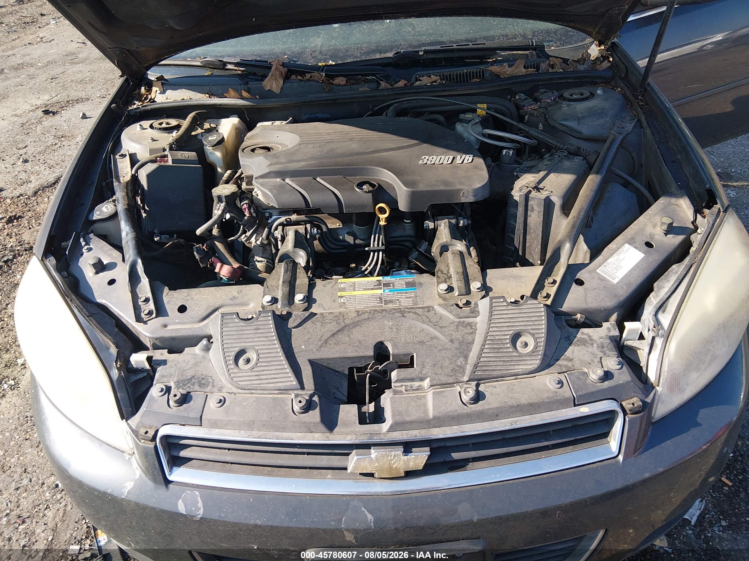 2009 Chevrolet Impala Ltz Black vin: 2G1WU57M191262883