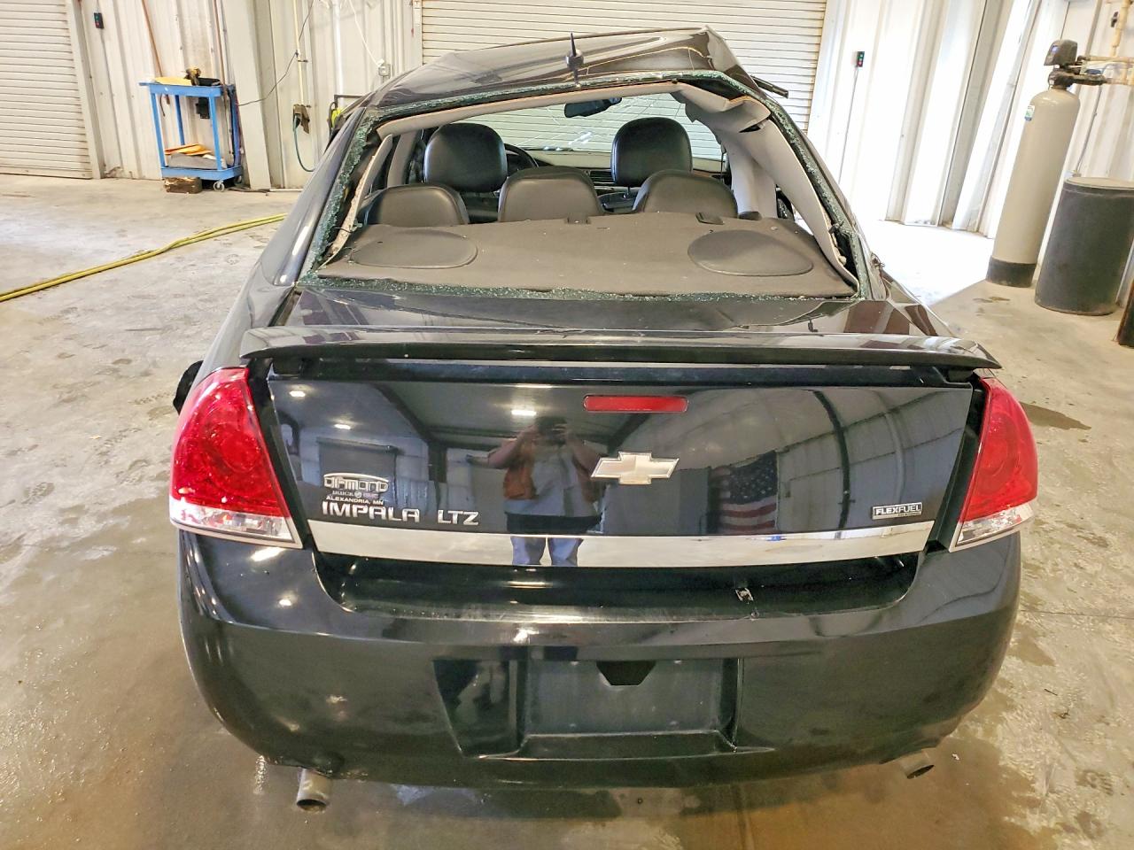 2009 Chevrolet Impala Ltz Black vin: 2G1WU57M291190902