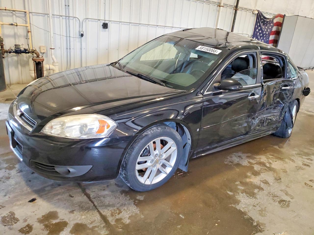 2009 Chevrolet Impala Ltz Black vin: 2G1WU57M291190902