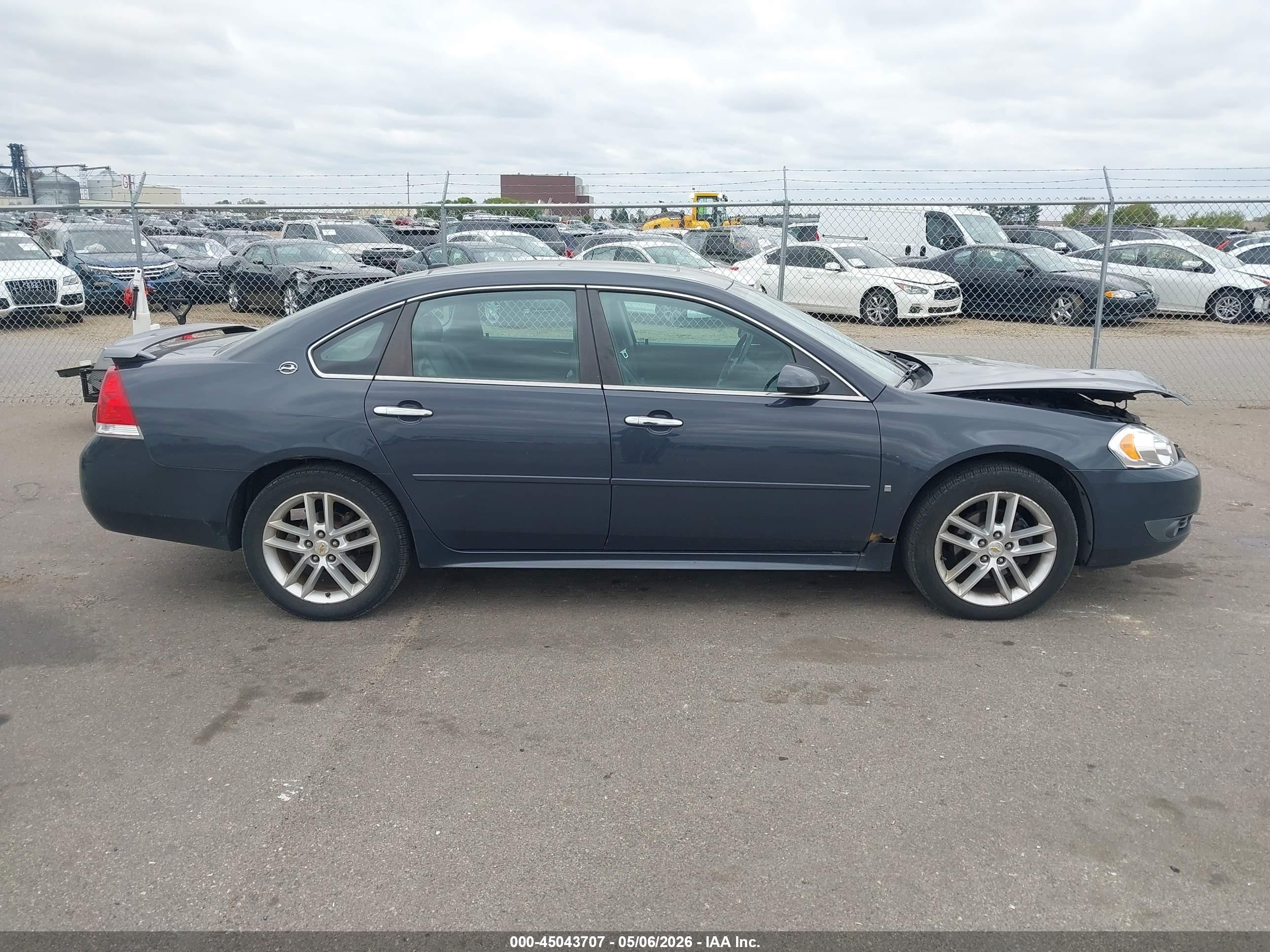 2009 Chevrolet Impala Ltz Gray vin: 2G1WU57M291201655