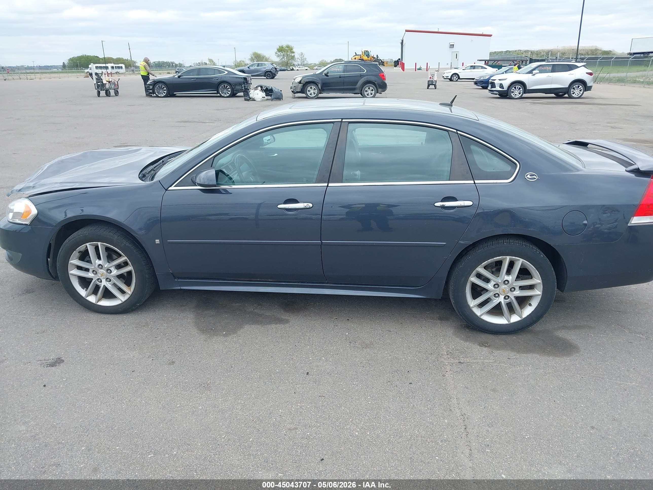 2009 Chevrolet Impala Ltz Gray vin: 2G1WU57M291201655