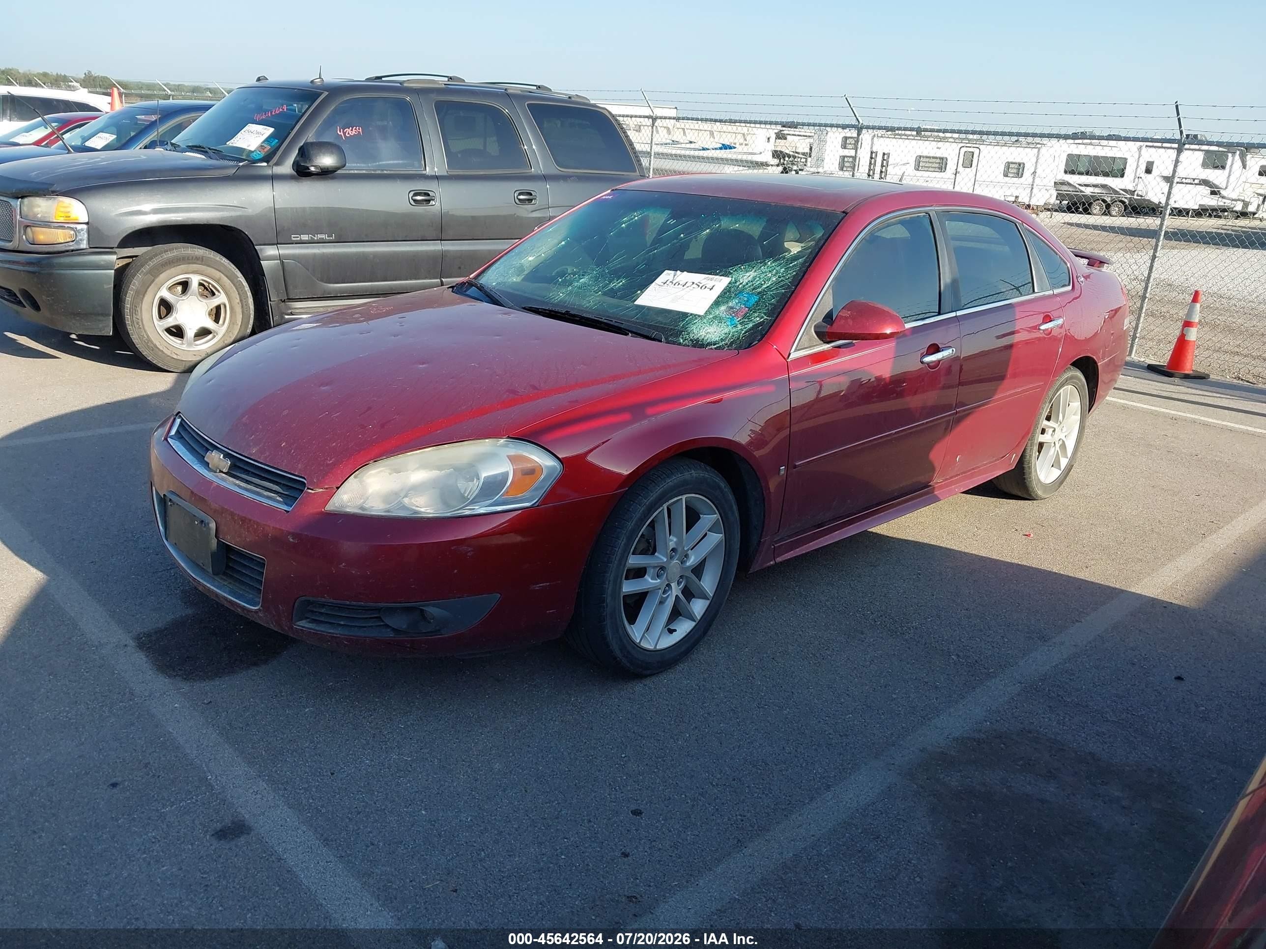 2009 Chevrolet Impala Ltz Красный vin: 2G1WU57M391104660