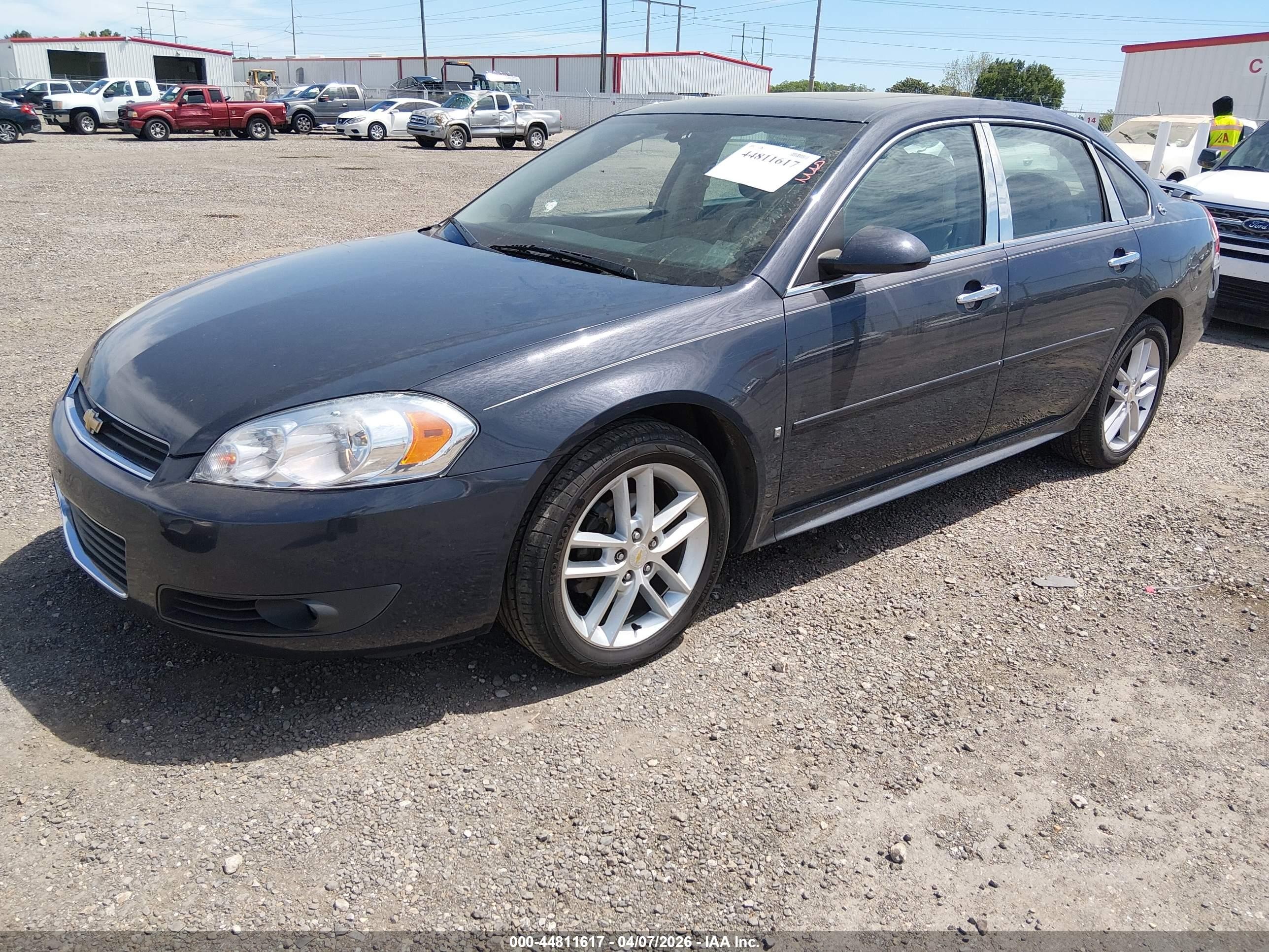 2009 Chevrolet Impala Ltz Gray vin: 2G1WU57M391141305