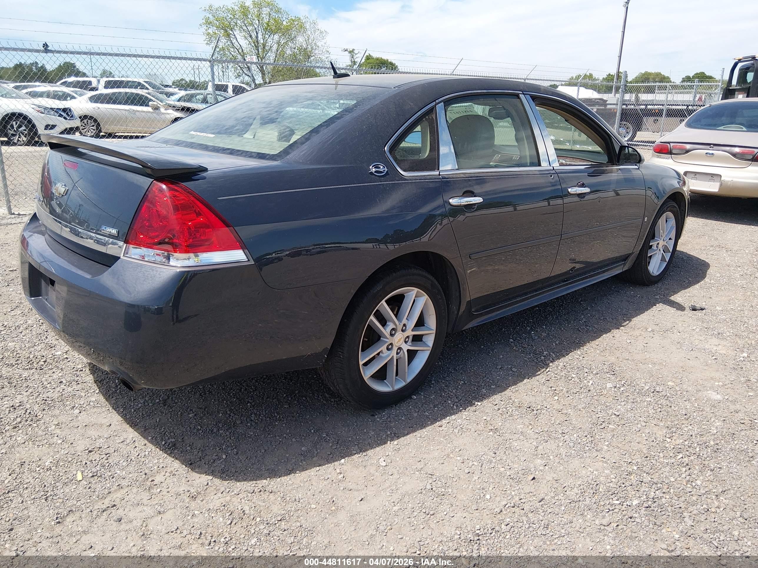 2009 Chevrolet Impala Ltz Gray vin: 2G1WU57M391141305