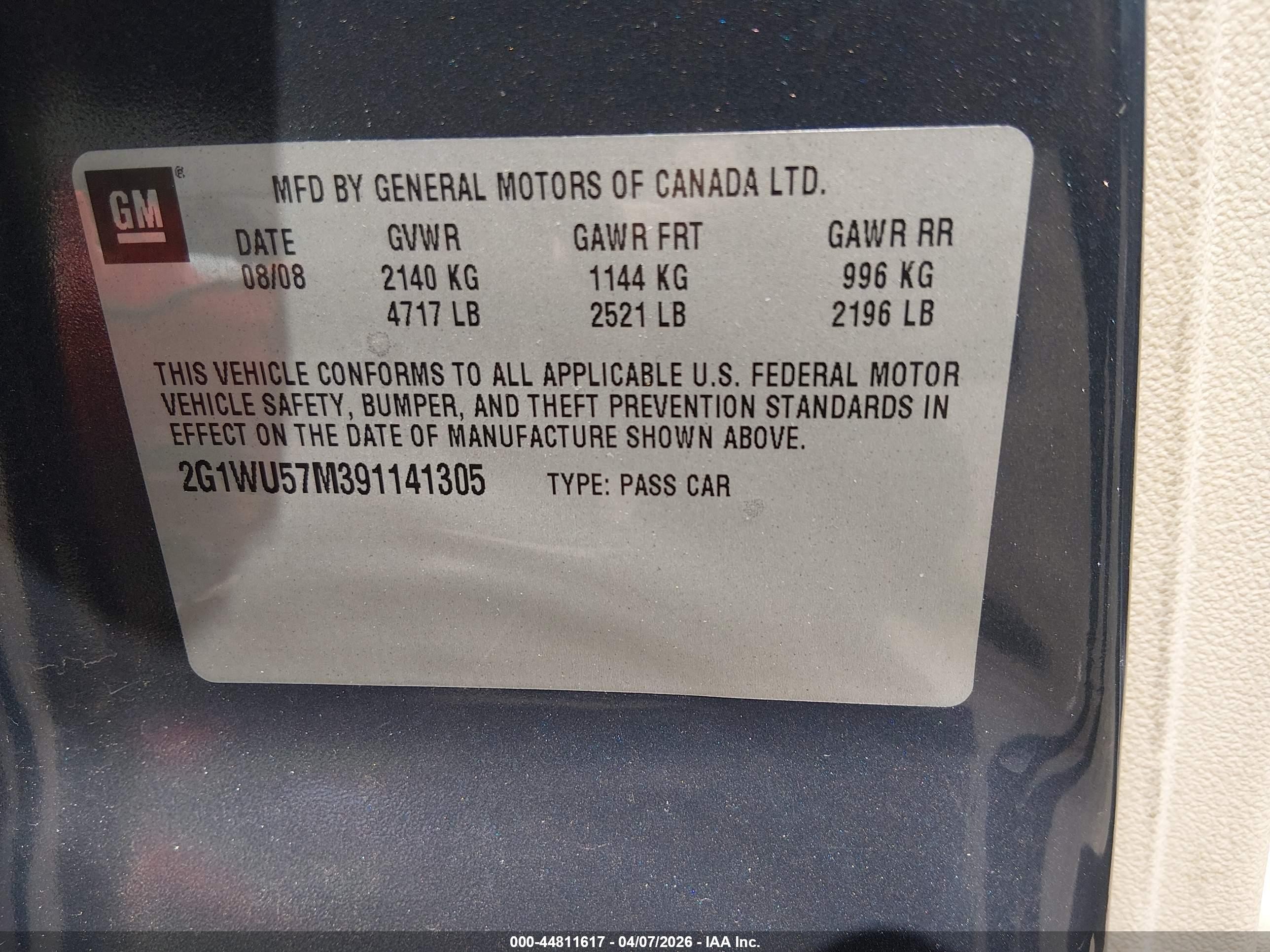 2009 Chevrolet Impala Ltz Gray vin: 2G1WU57M391141305