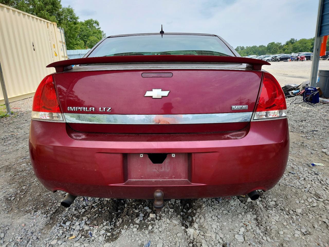 2009 Chevrolet Impala Ltz Красный vin: 2G1WU57M591116728