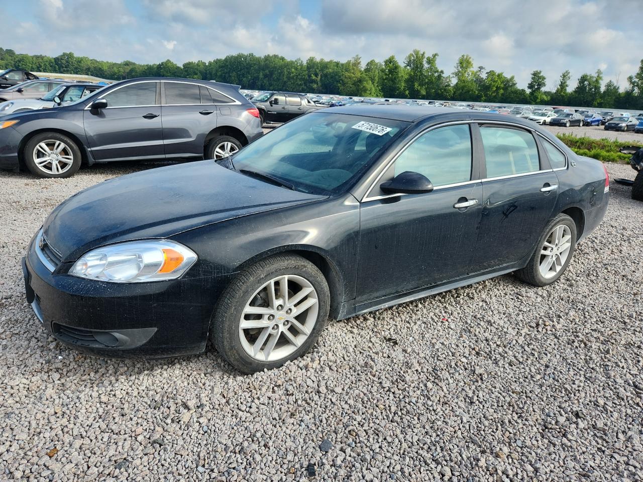 2009 Chevrolet Impala Ltz Black vin: 2G1WU57M591300230