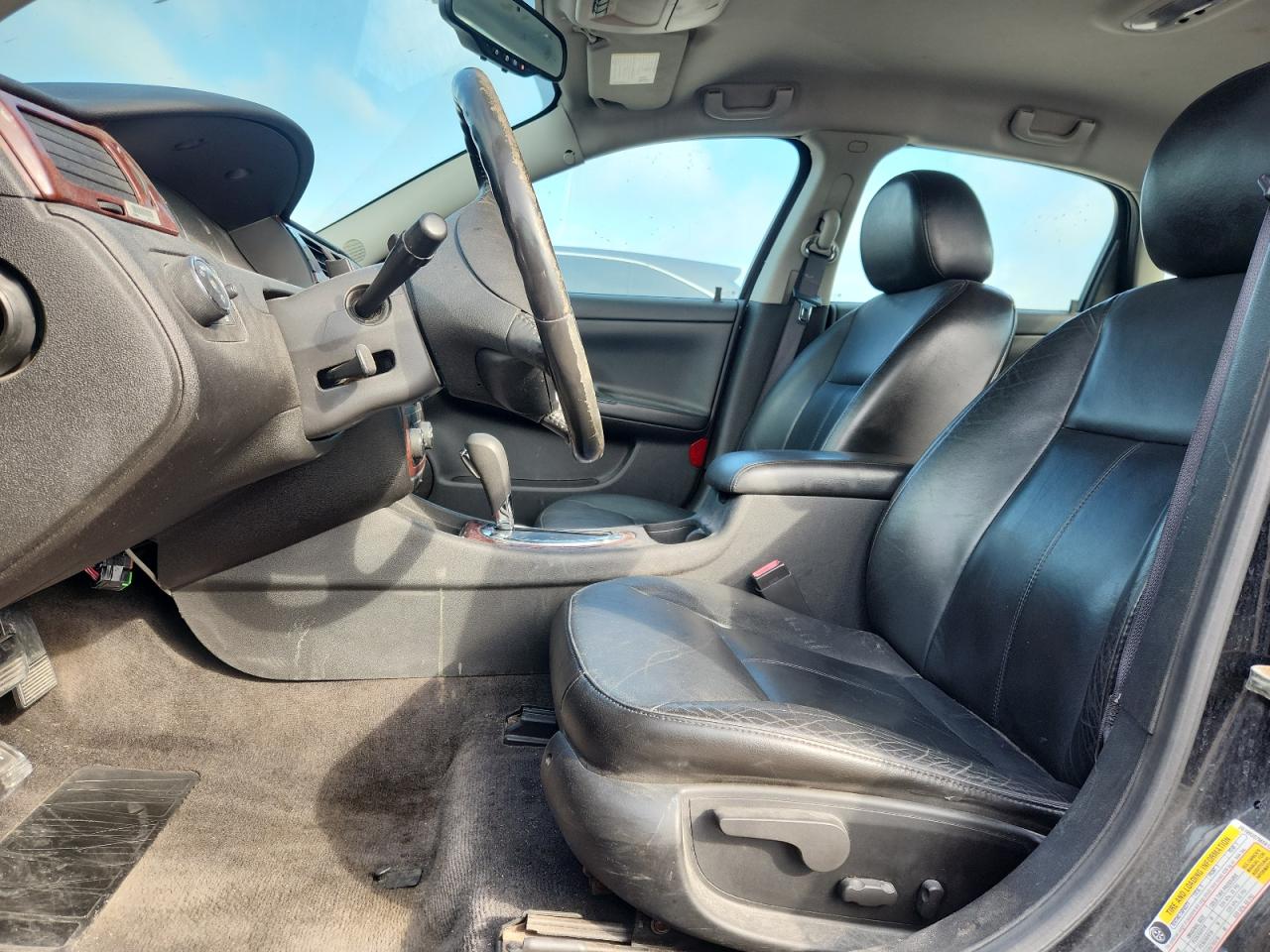 2009 Chevrolet Impala Ltz Black vin: 2G1WU57M591300230