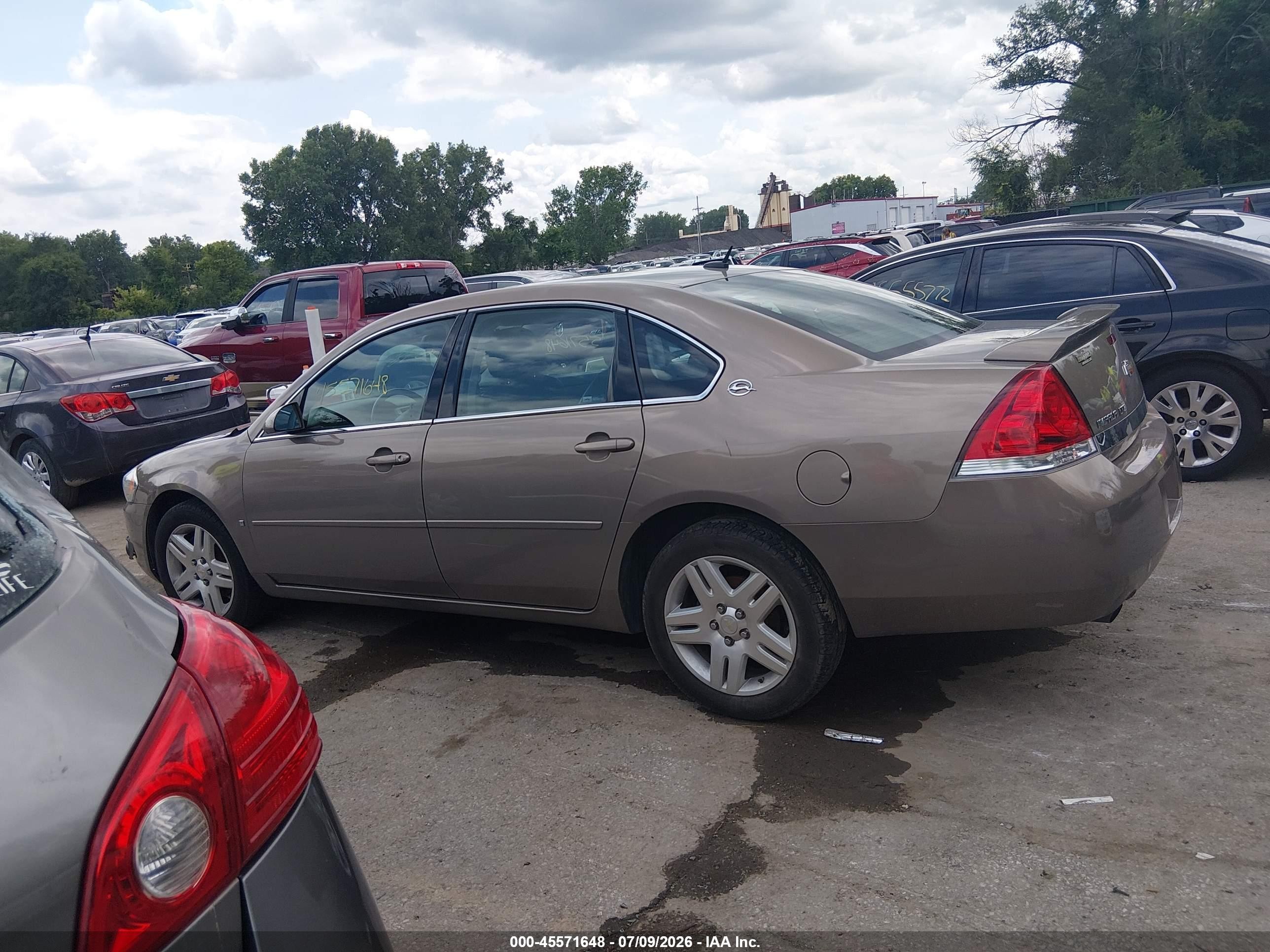 2006 Chevrolet Impala Ltz Brown vin: 2G1WU581069377637
