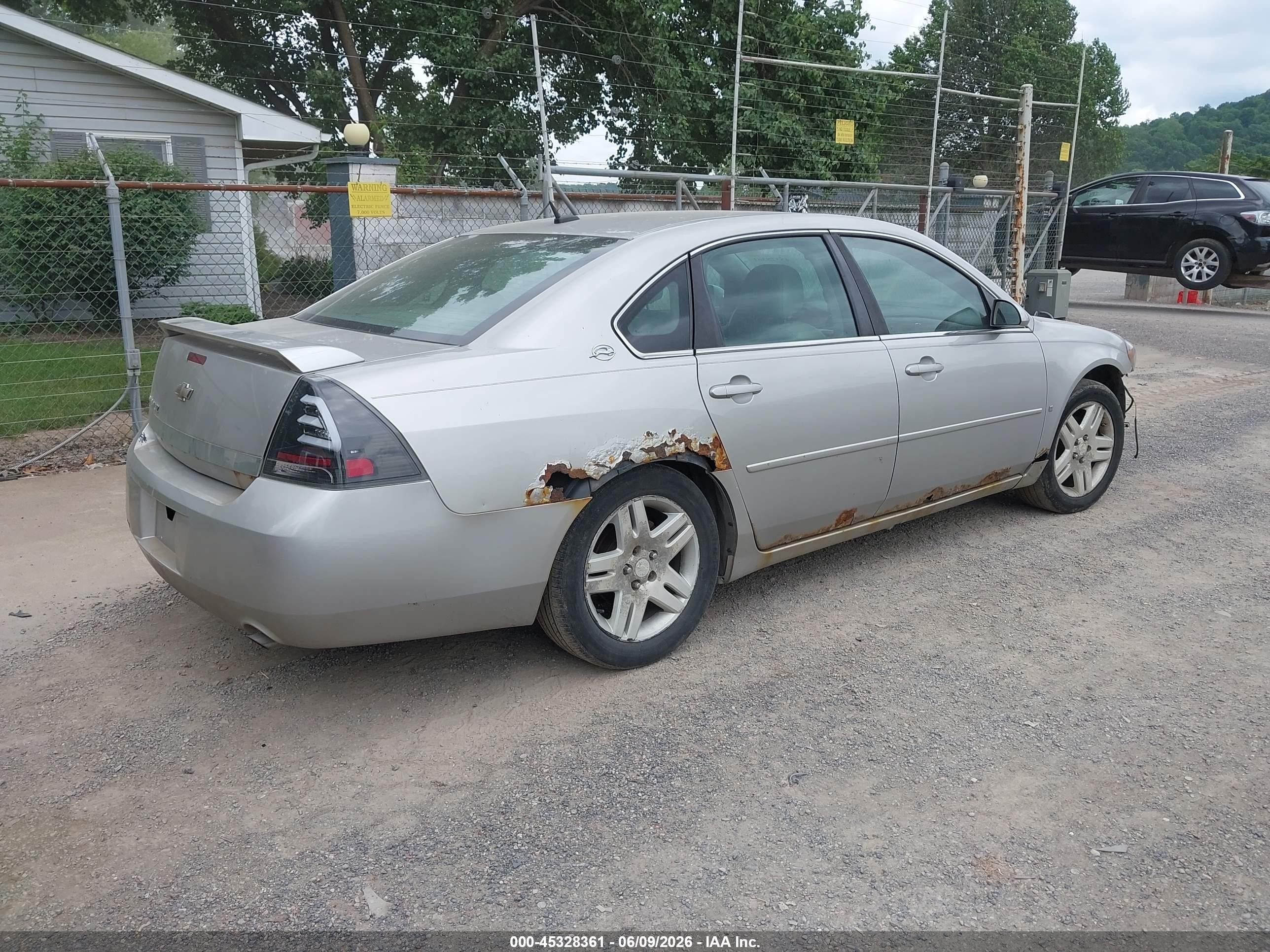 2006 Chevrolet Impala Ltz Gray vin: 2G1WU581469258909