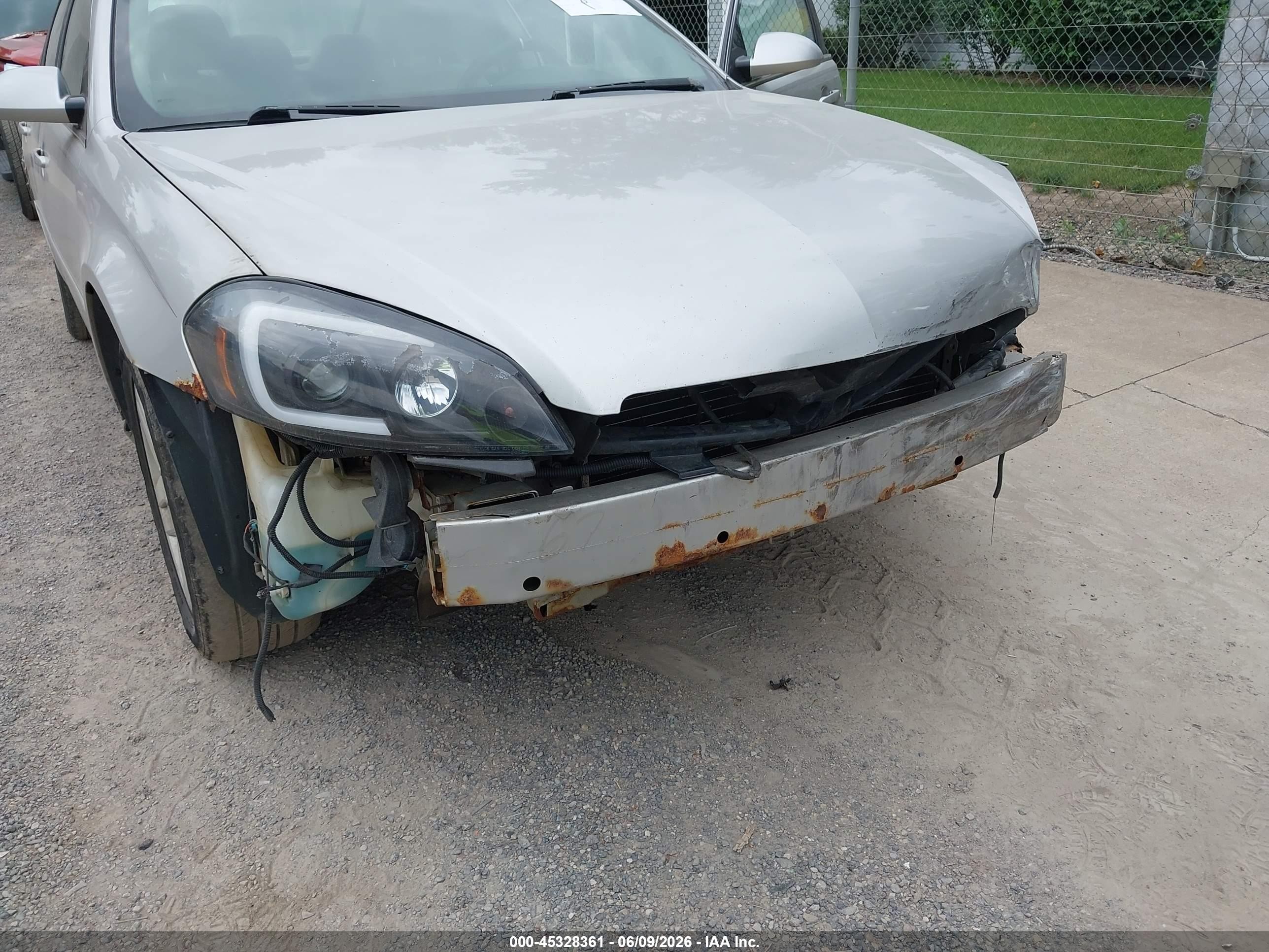 2006 Chevrolet Impala Ltz Gray vin: 2G1WU581469258909