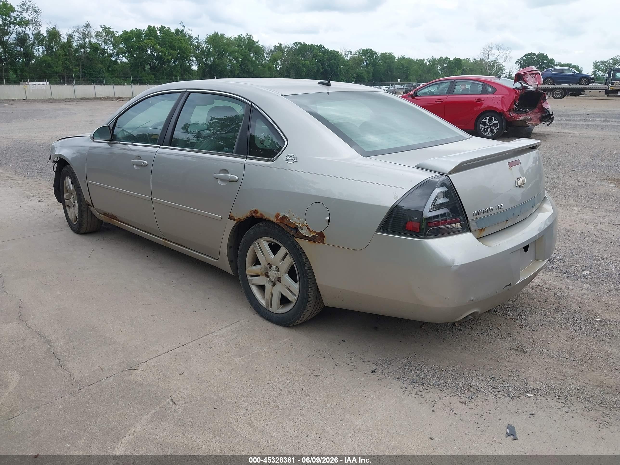 2006 Chevrolet Impala Ltz Gray vin: 2G1WU581469258909