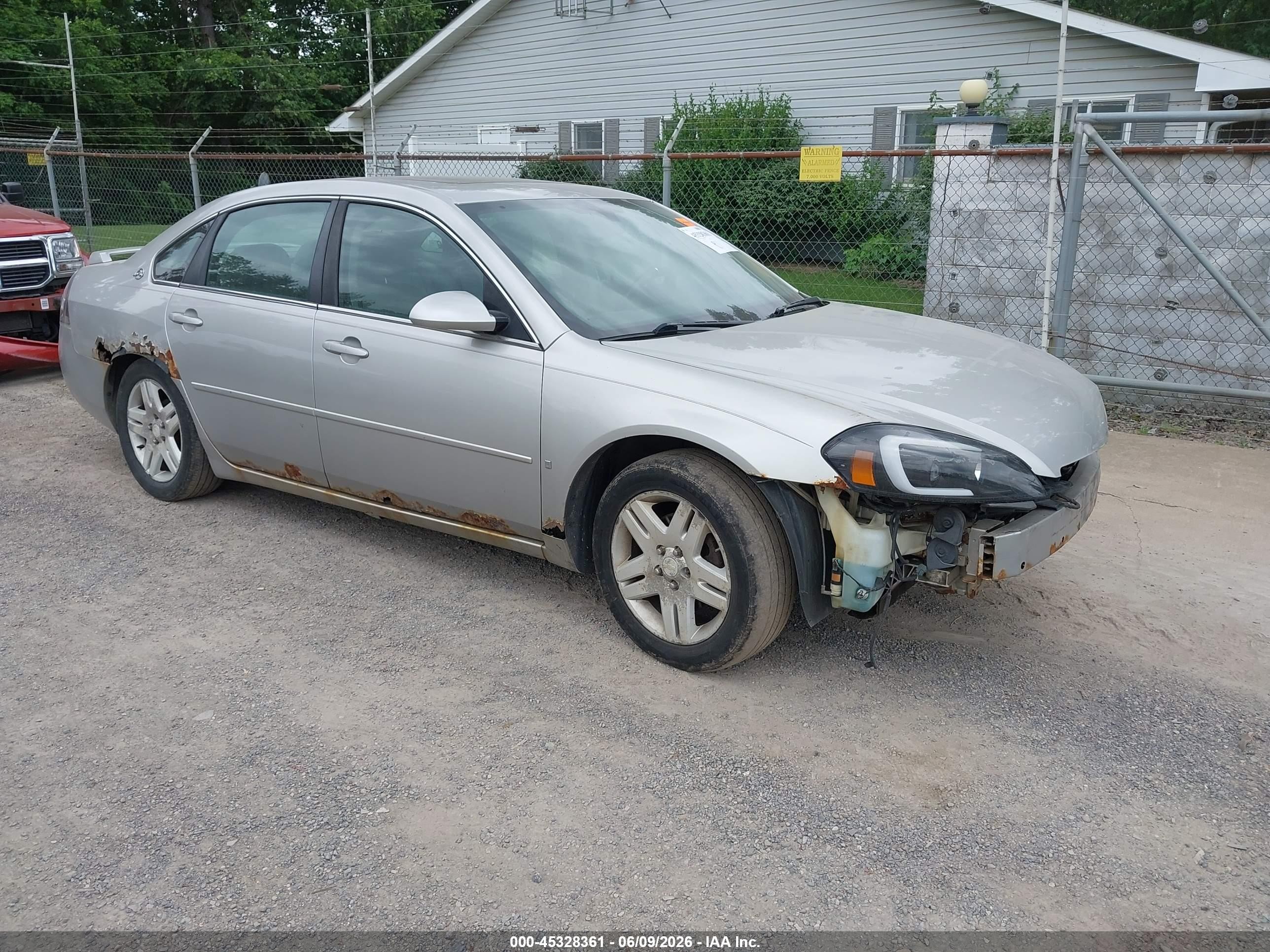 2006 Chevrolet Impala Ltz Gray vin: 2G1WU581469258909