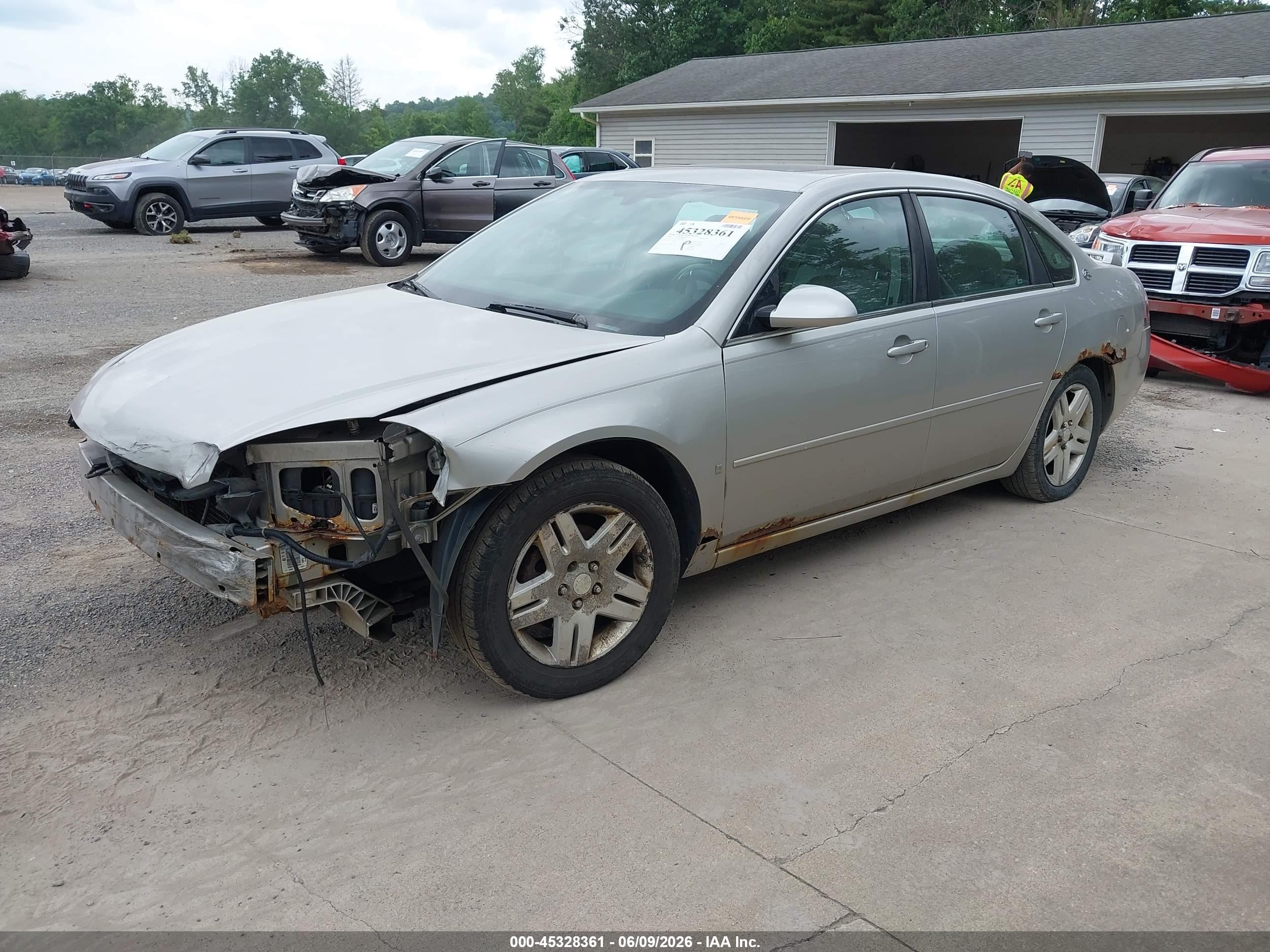 2006 Chevrolet Impala Ltz Gray vin: 2G1WU581469258909