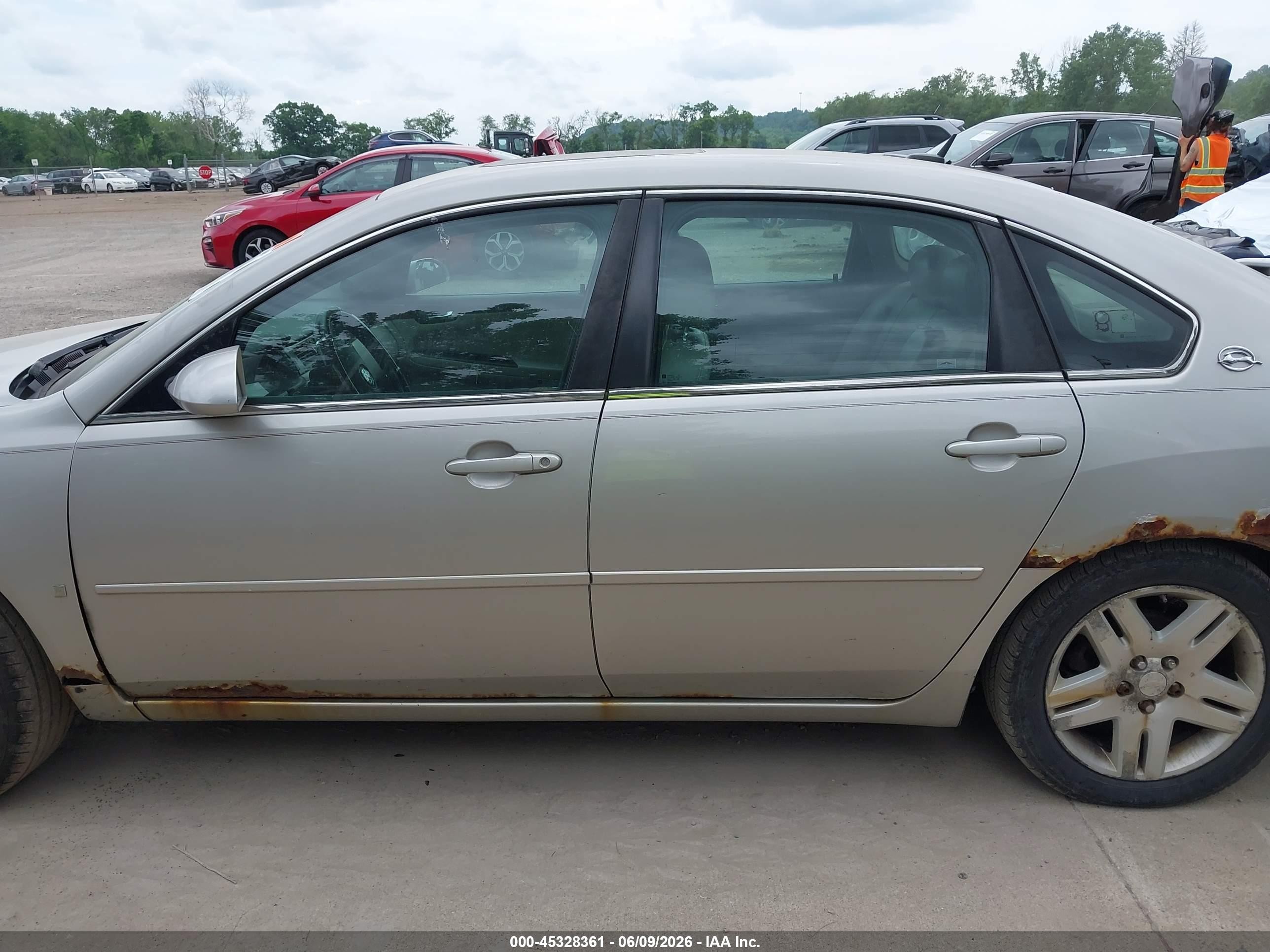 2006 Chevrolet Impala Ltz Gray vin: 2G1WU581469258909