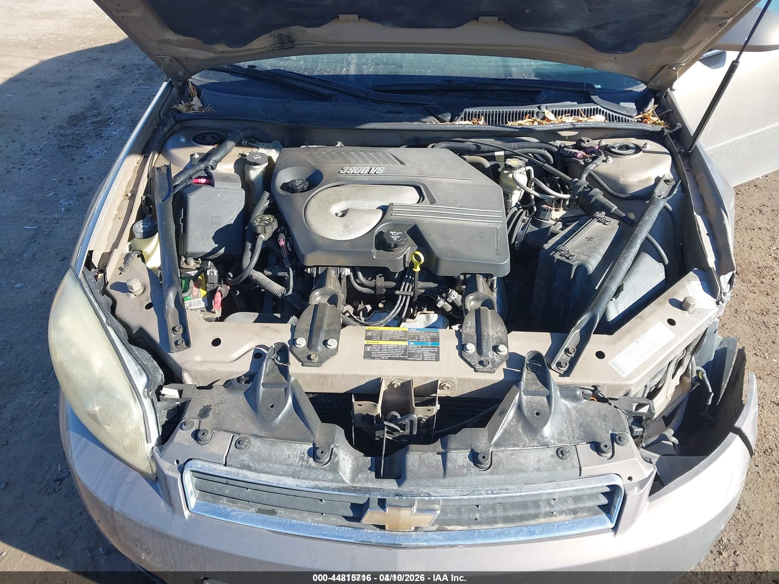 2006 Chevrolet Impala Ltz Gold vin: 2G1WU581669284265